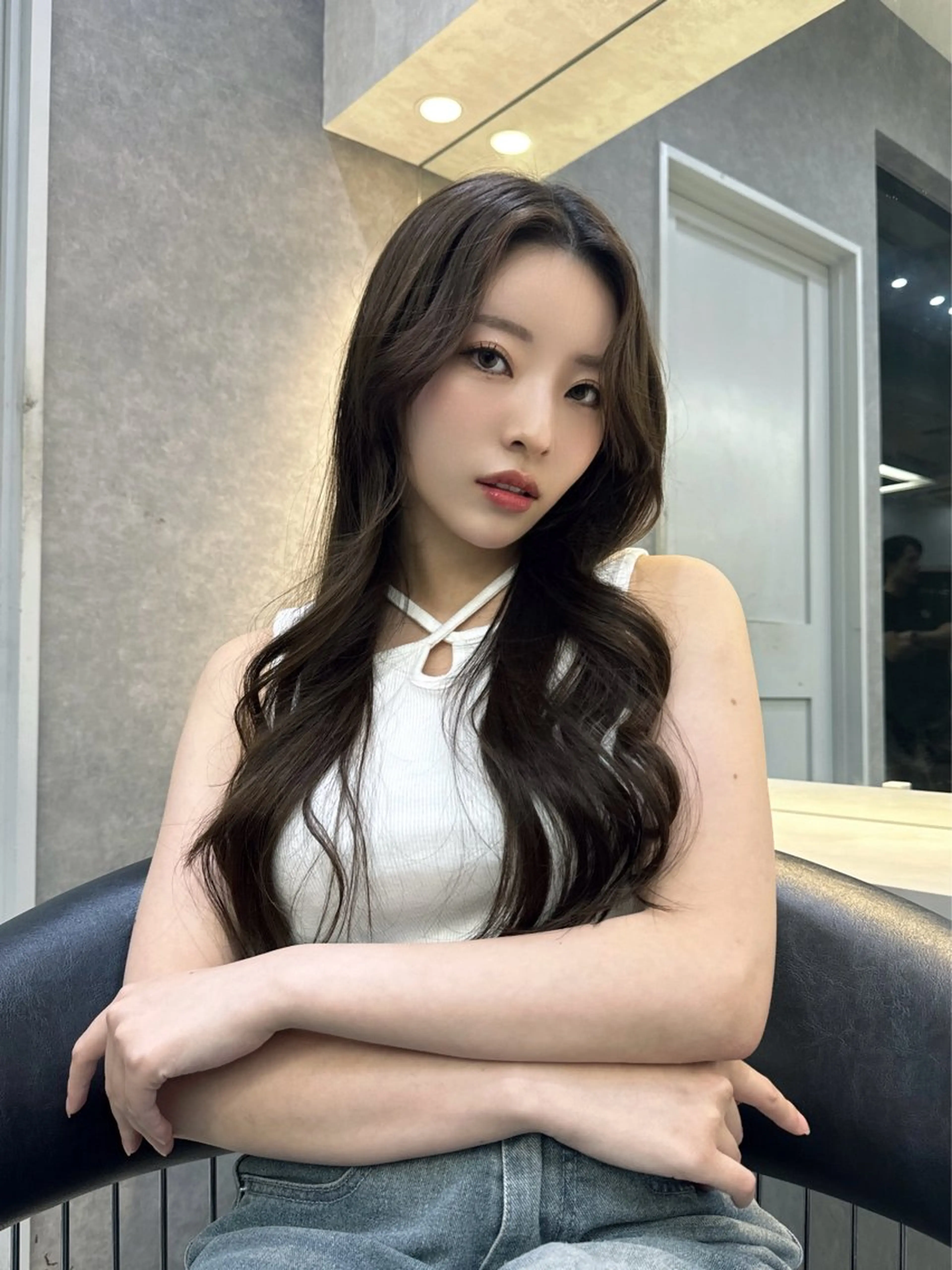 ロング 池袋/韓国/レイヤー 髪質改善/村上けいとのヘアスタイル