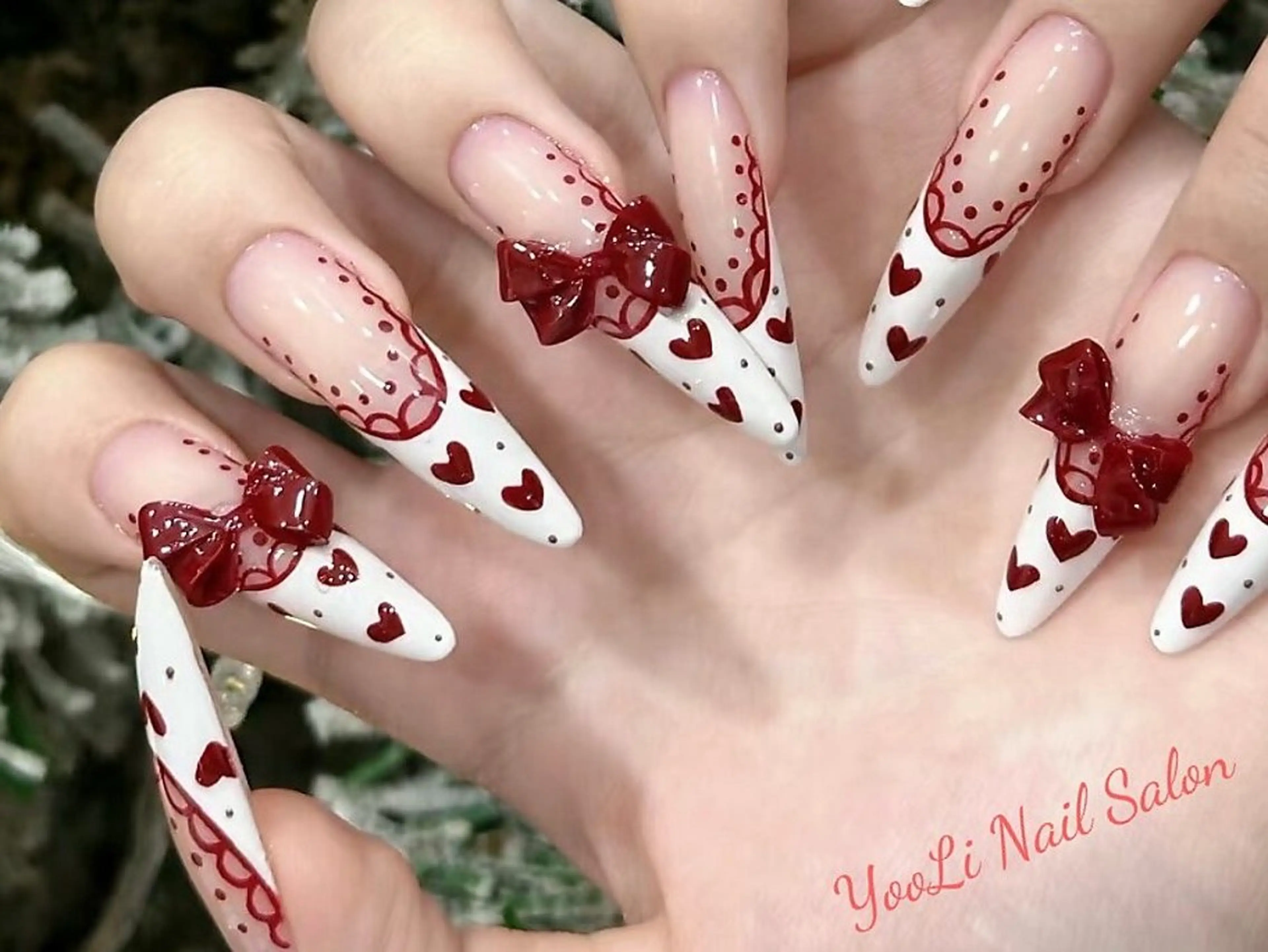 ネイル アートネイル フットネイル ジェルネイル ニュアンスネイル パラジェル ハンドネイル 🎀🎀YooLi Nail Salonのネイルデザイン