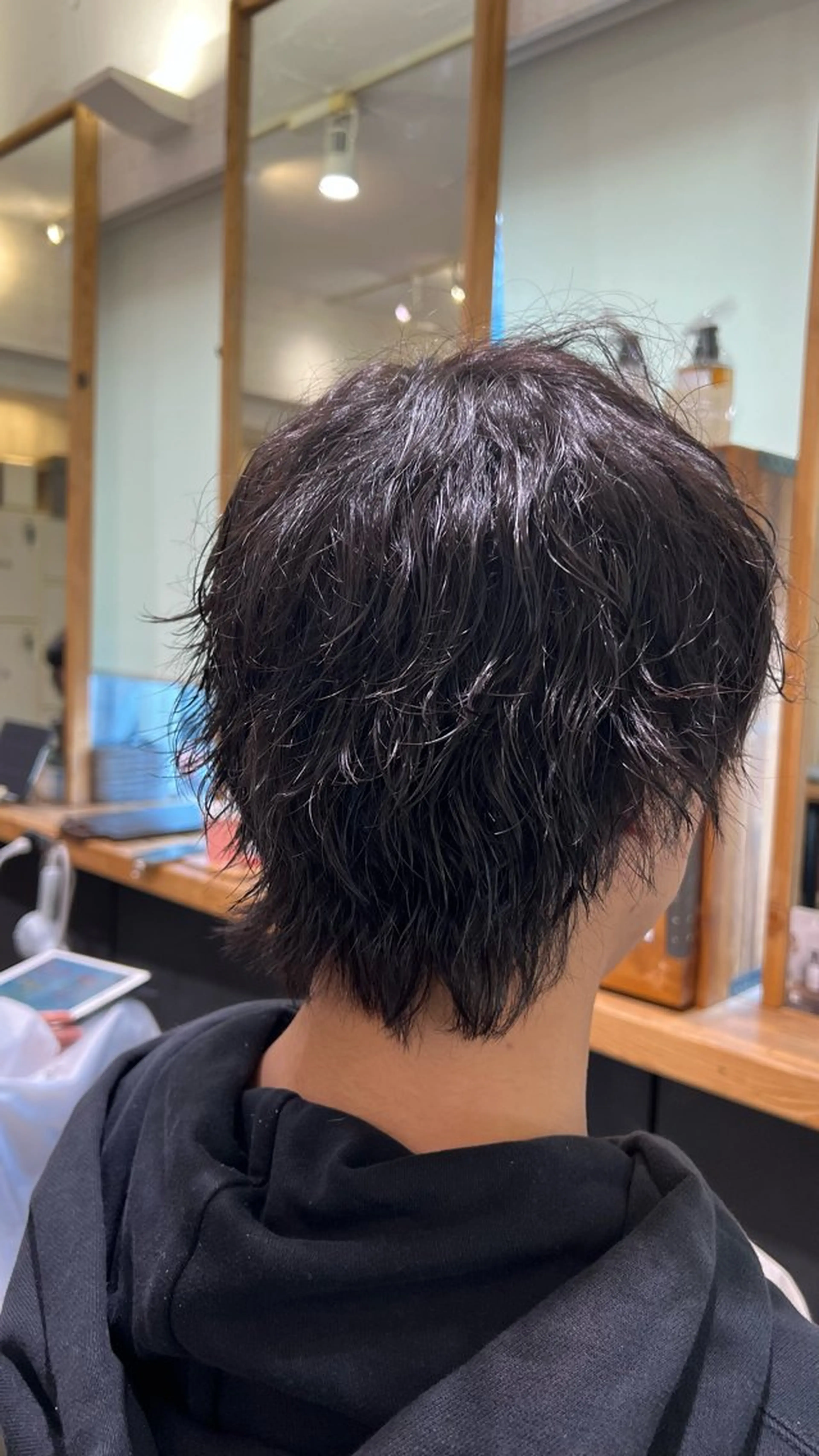 ショート パーマ メンズ メンズパーマ ツイストスパイラルパーマ スパイラルパーマ カット パーマ ノグチ ナツコのヘアスタイル