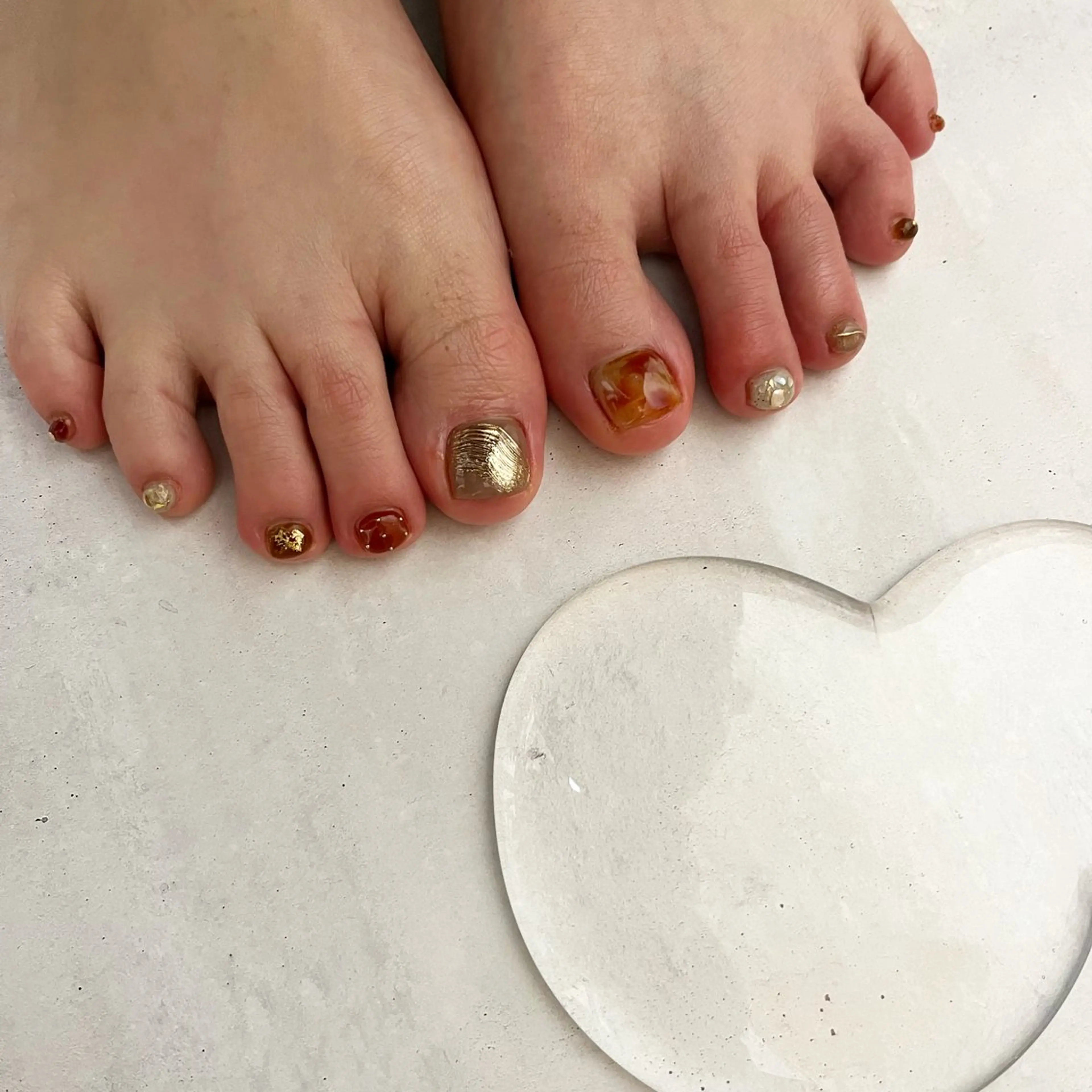 ネイル フットネイル K Aのネイルデザイン