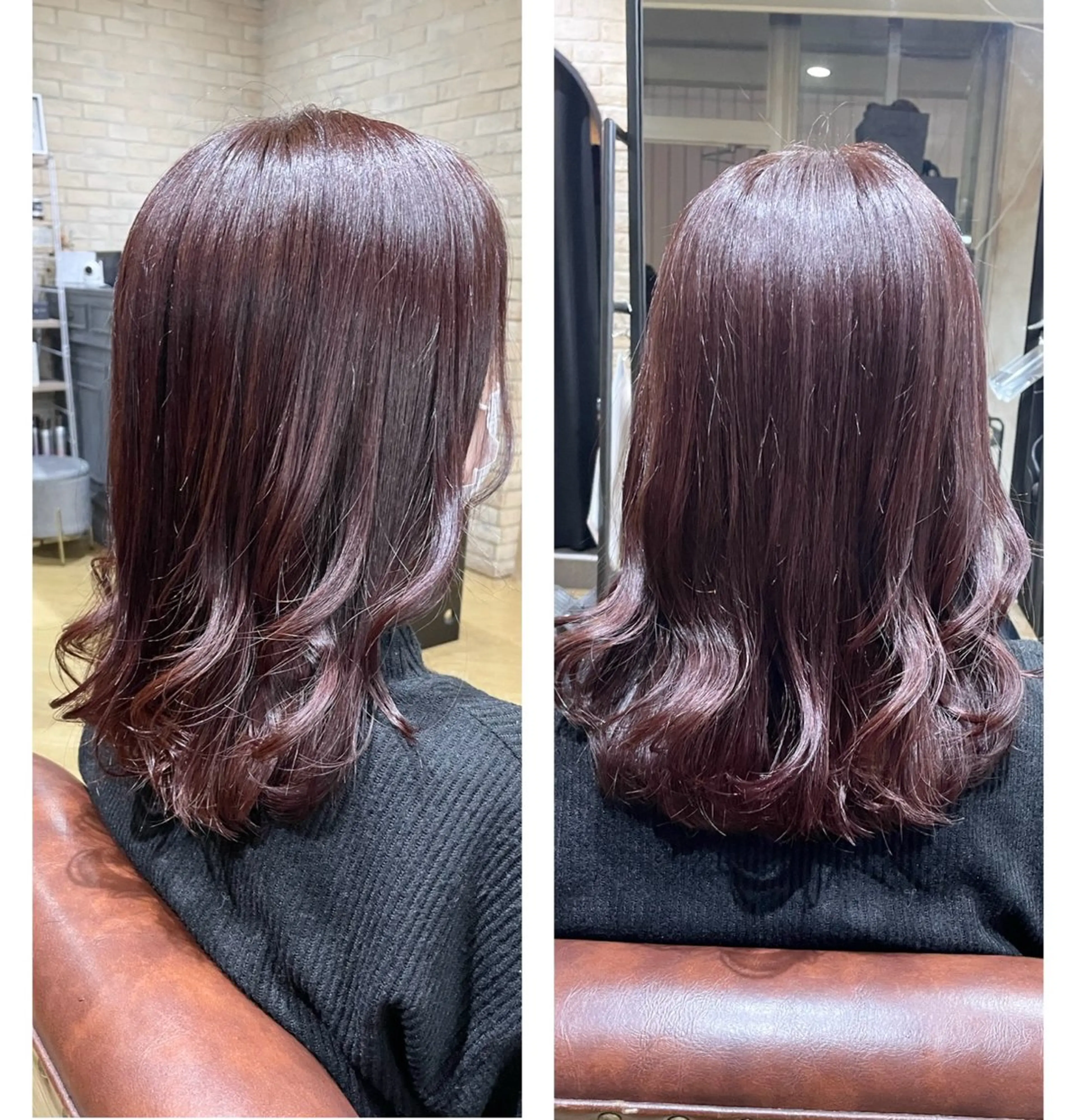 セミロング MIKU ナチュラルヘア✂️✨のヘアスタイル