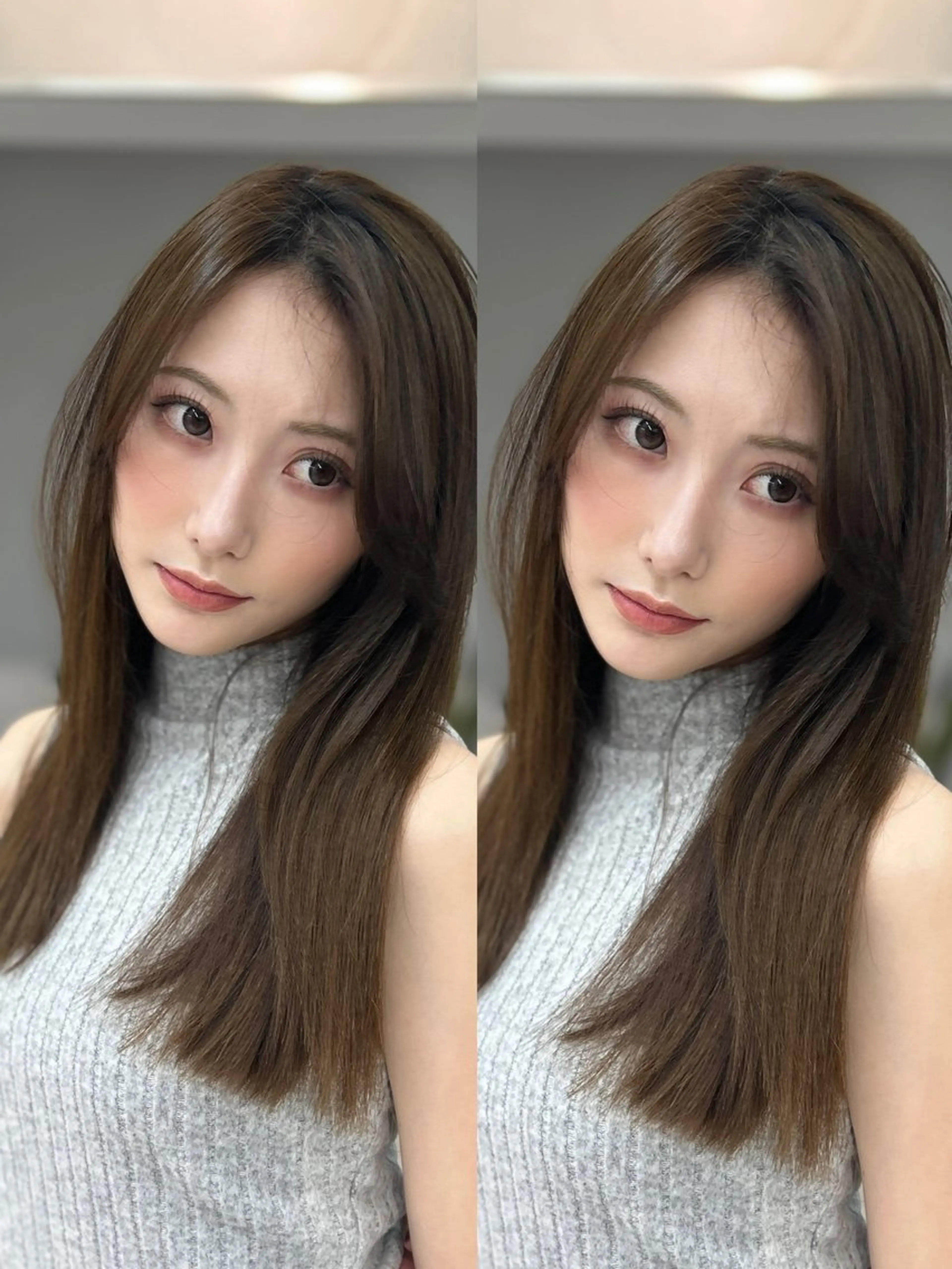 ロング レイヤー×ツヤカラー 渋谷/kougaのヘアスタイル