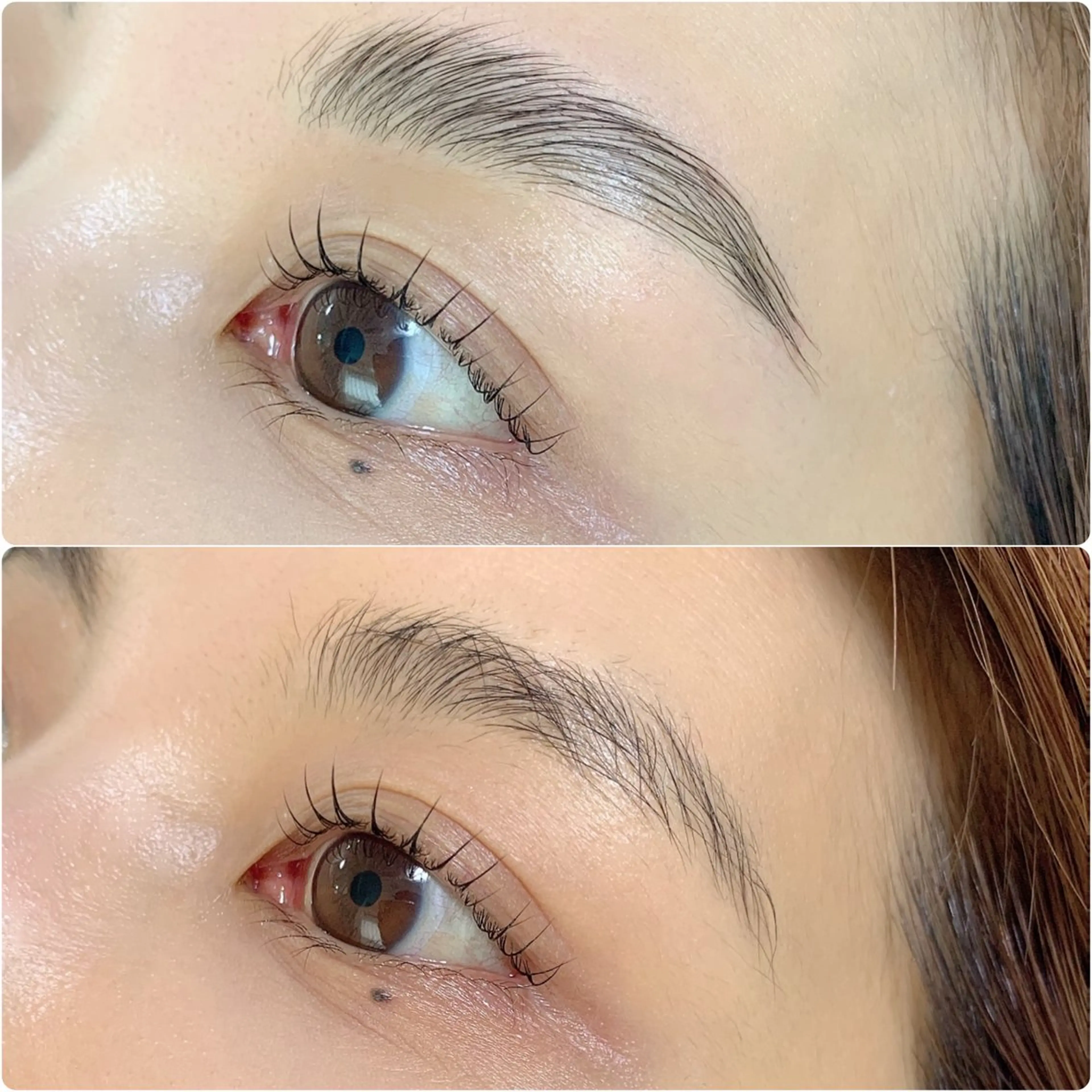 アイブロウ ハリウッドブロウリフト sora🫧 バインドロック💗のマツエク・マツパデザイン