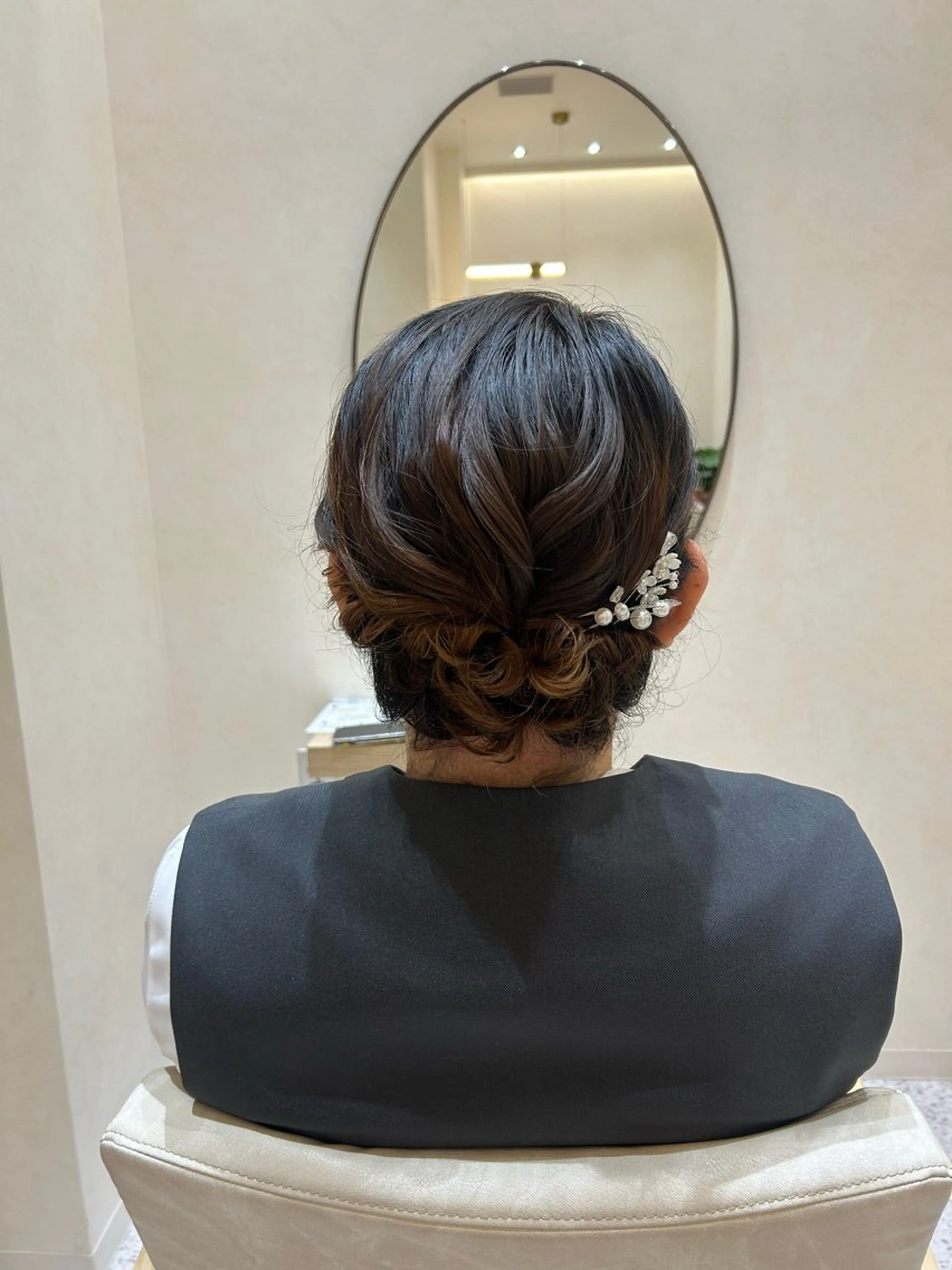 ヘアアレンジ ヘアセット Yamamoto 半個室美容室zinaのヘアスタイル