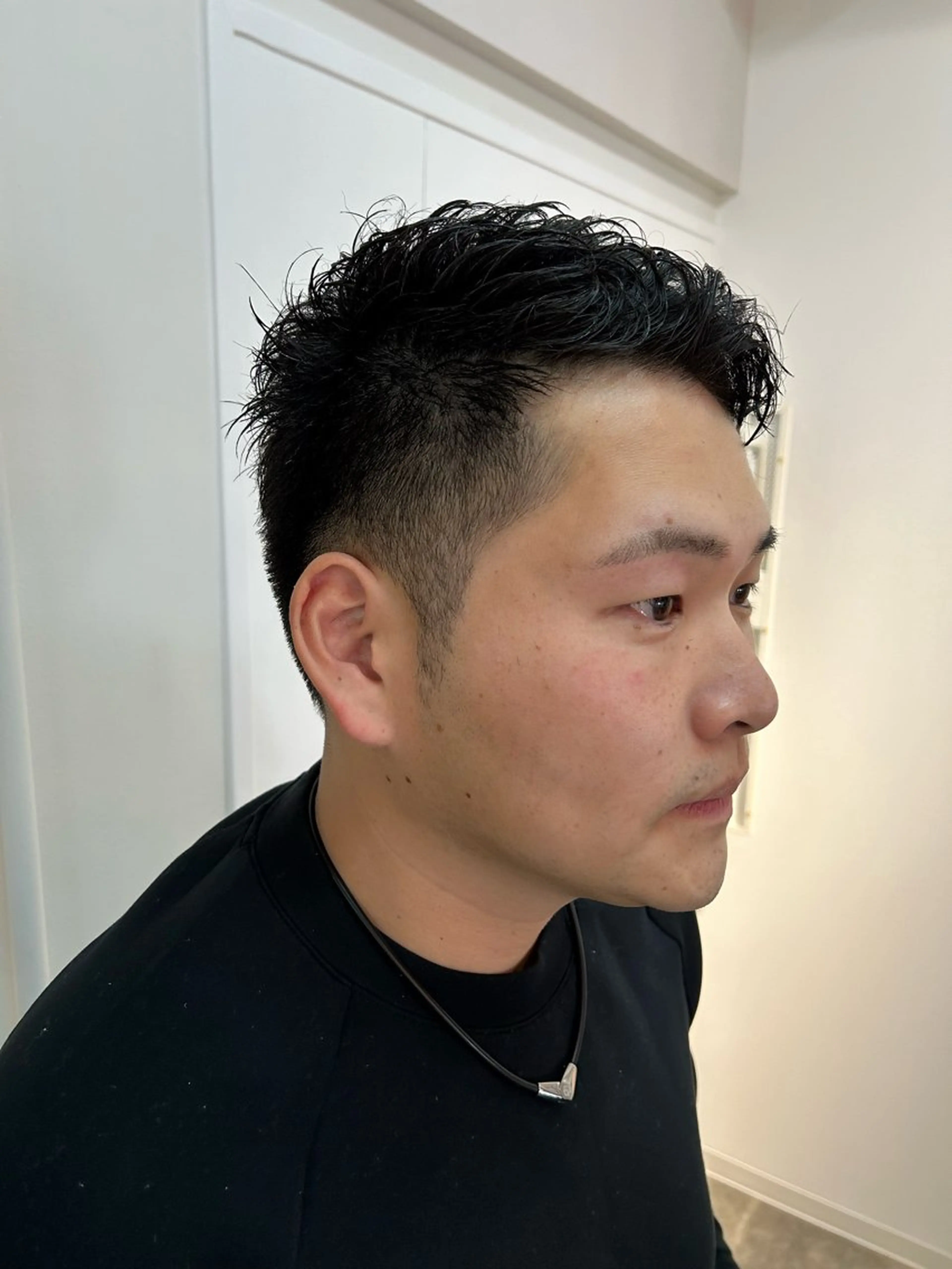 ショート メンズ フェードカット メンズベリーショート ベリーショート ショートヘア ワックス脱毛 CHELSEA  梅田所属・OKADA/メンズ /カット/眉/縮毛のヘアスタイル