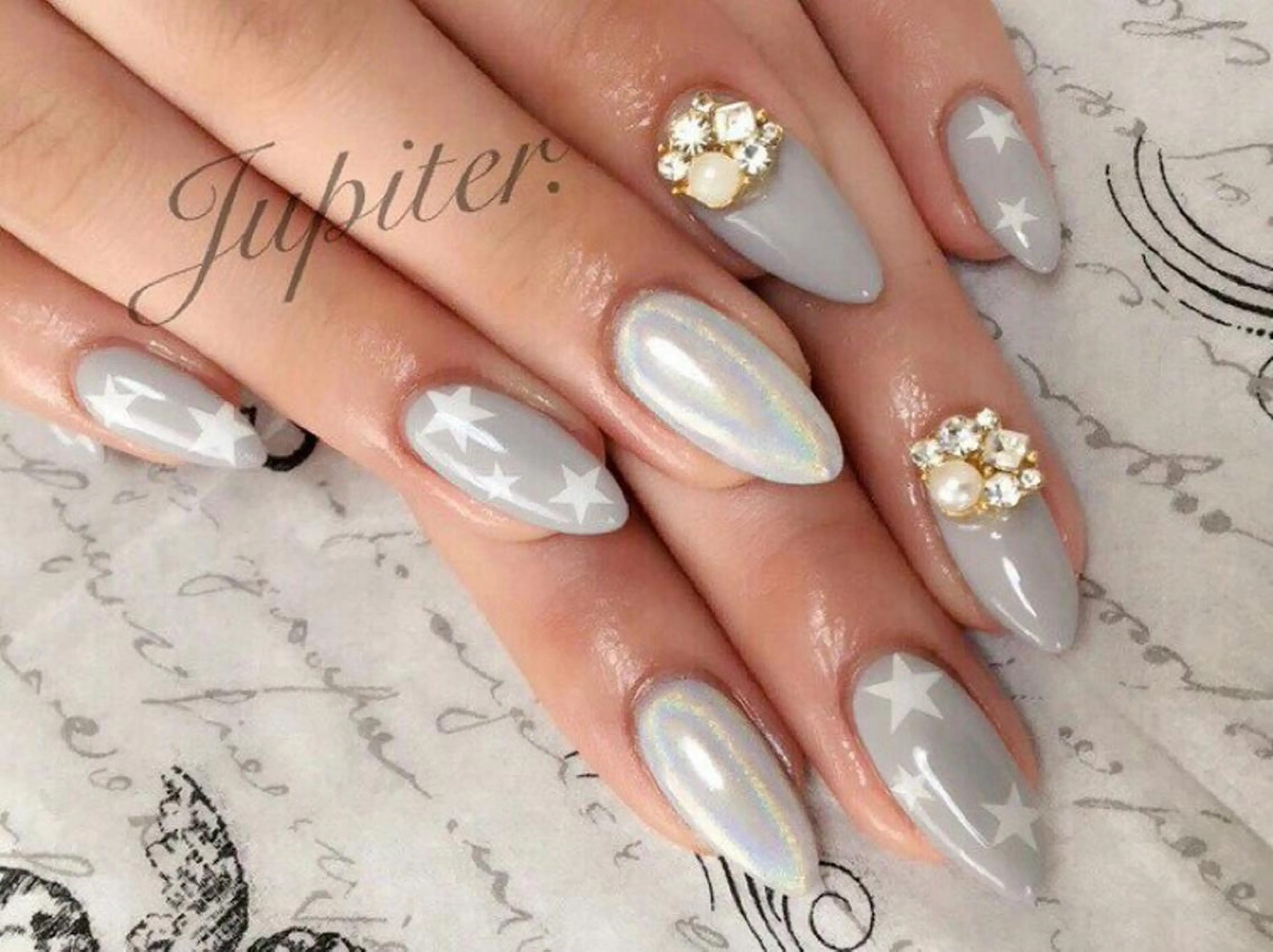 ネイル 冬ネイル ハンドネイル PrivateSalon Jupiter所属・Jupiter .のネイルデザイン