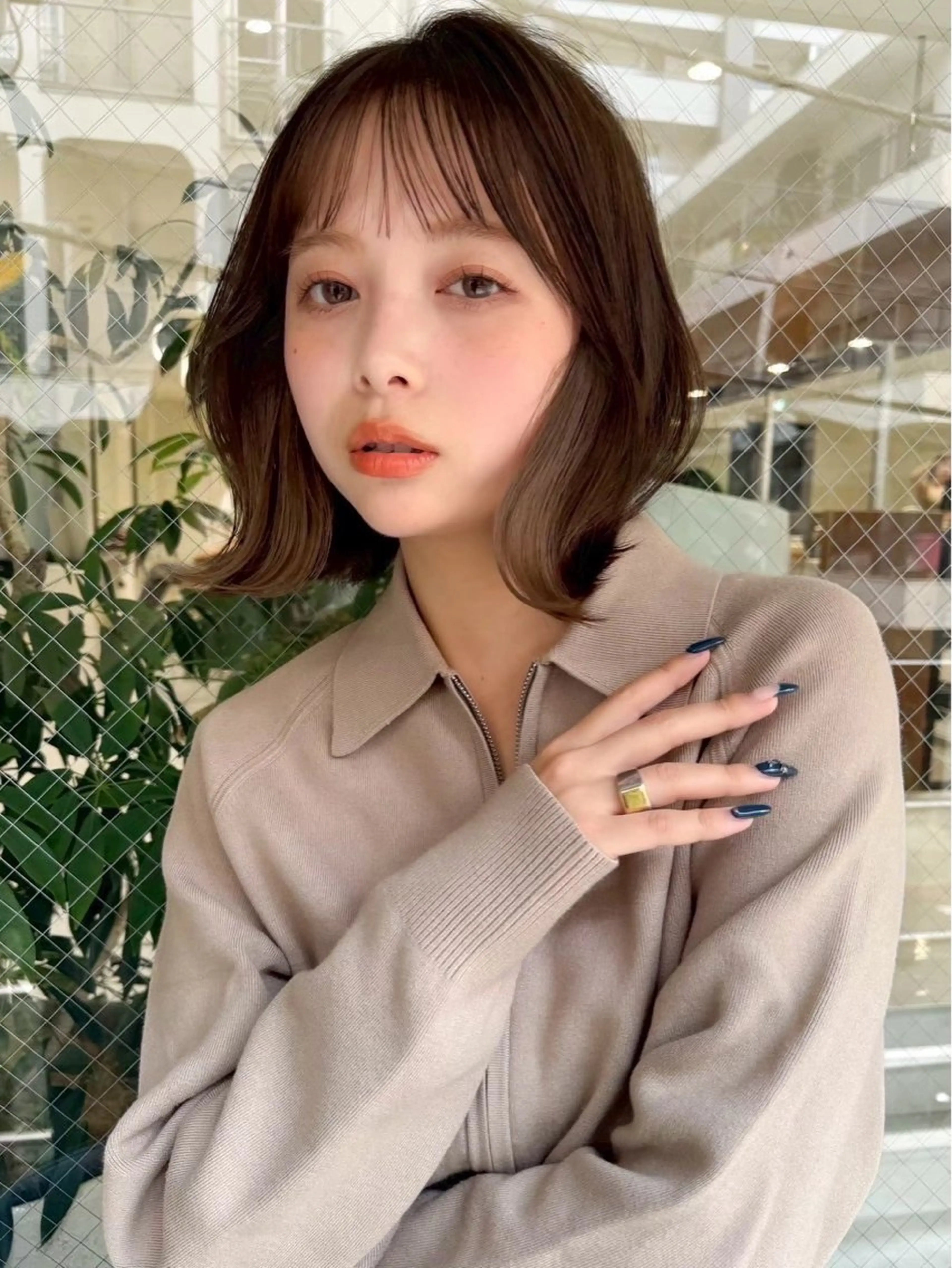 ショート カット ヘアカラー トリートメント Amaretto かなのヘアスタイル