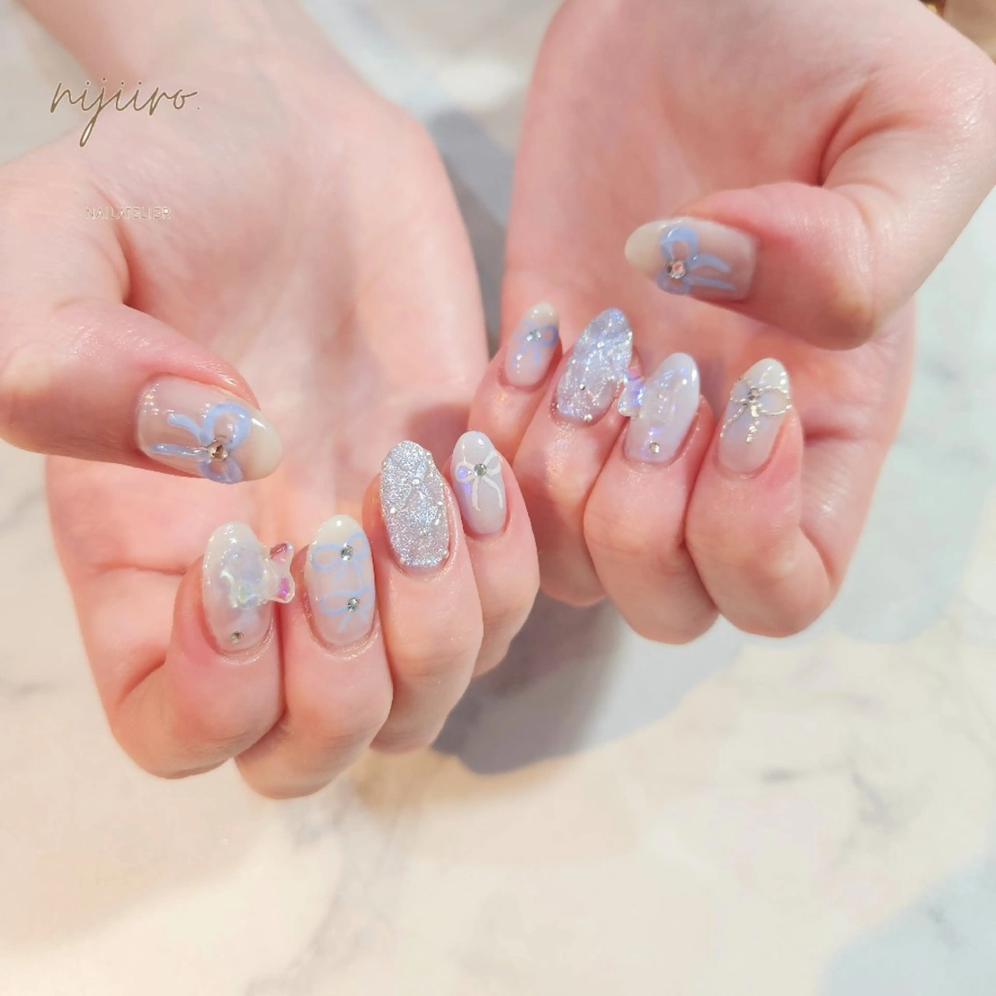 ネイル ハンドネイル nailatelier nijiiro.所属・nijiiro🌈 サトウのネイルデザイン