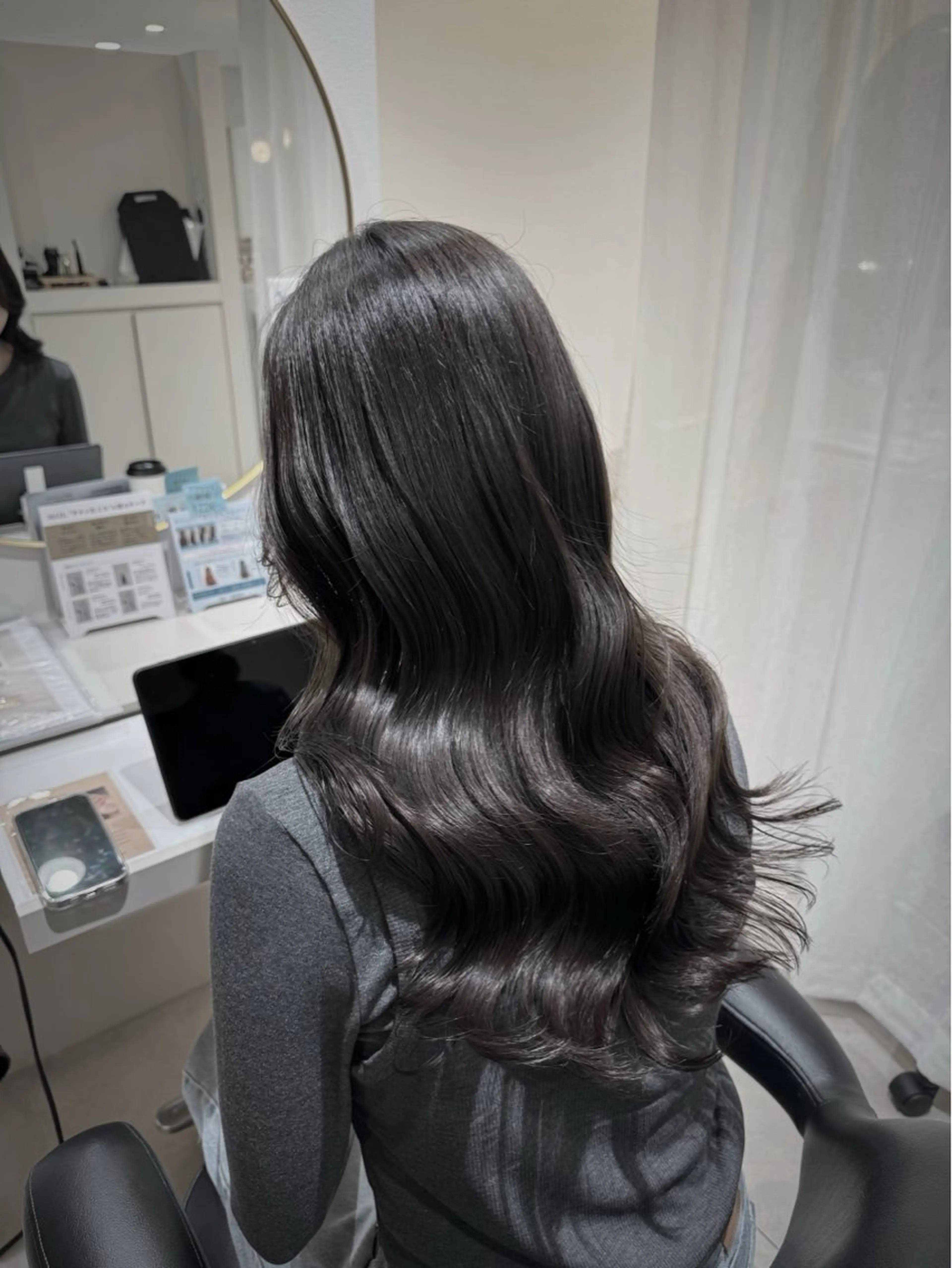 ロング 髪質改善 トリートメント カット ヘアカラー トリートメント 髪質改善カラー白鷺駅 中嶋晴斗のヘアスタイル