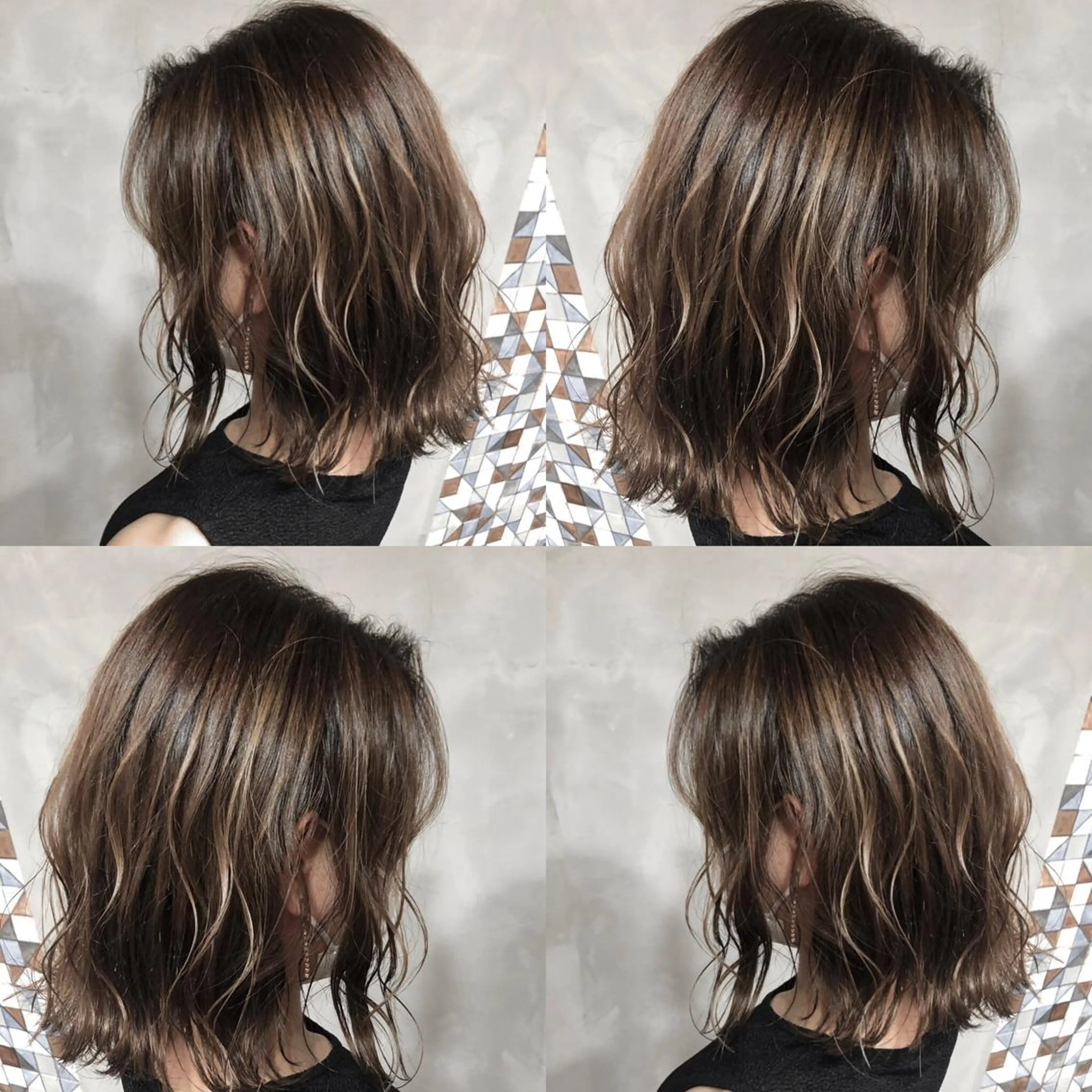 大人気🙆‍♀️カット & ヘアカラー&大人(ナチュラル)ハイライトカラー&ベーストリートメントの写真