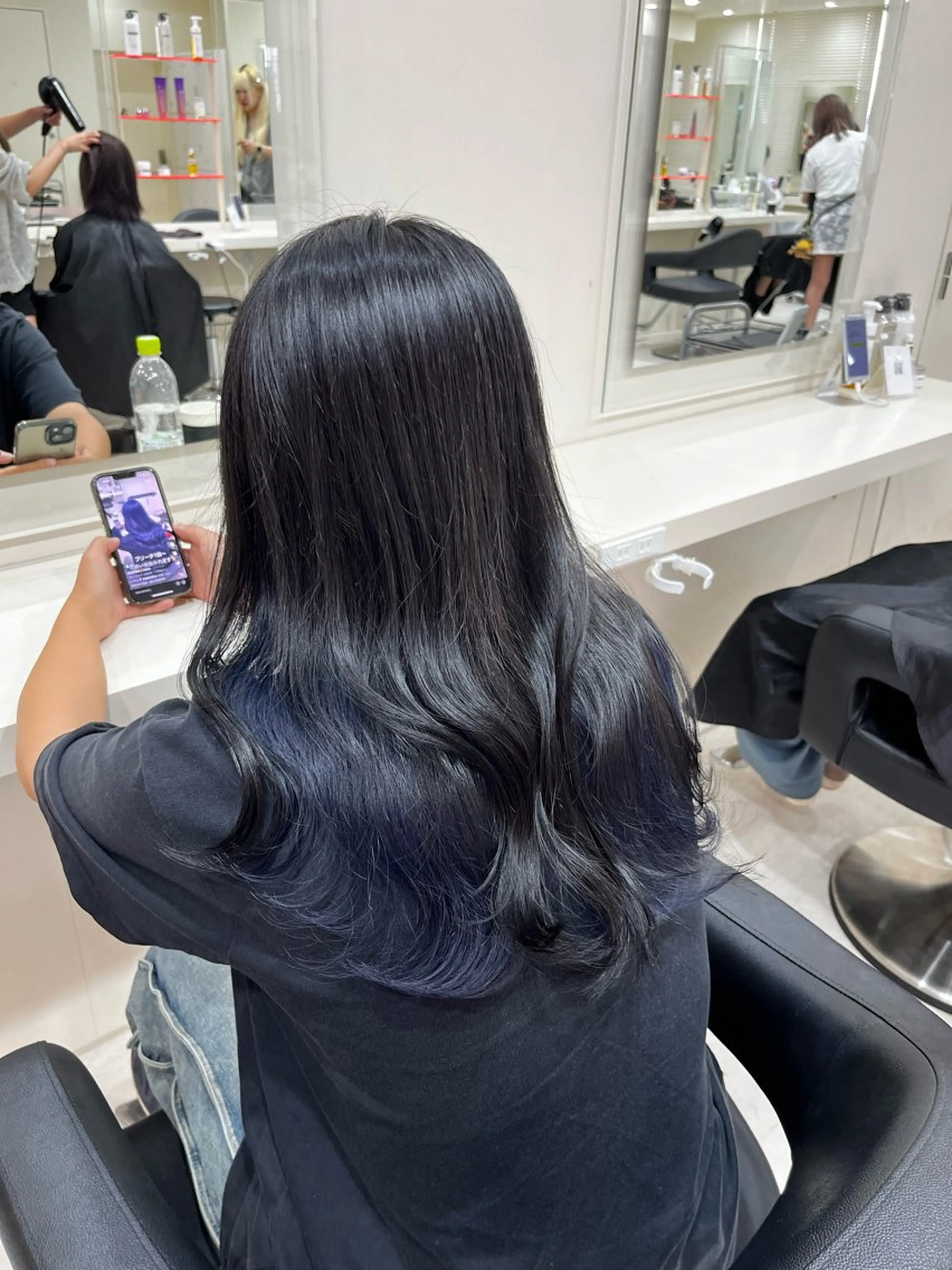 ミディアム カラー ヘアカラー 💟RINNA 艶カラー💟のヘアスタイル