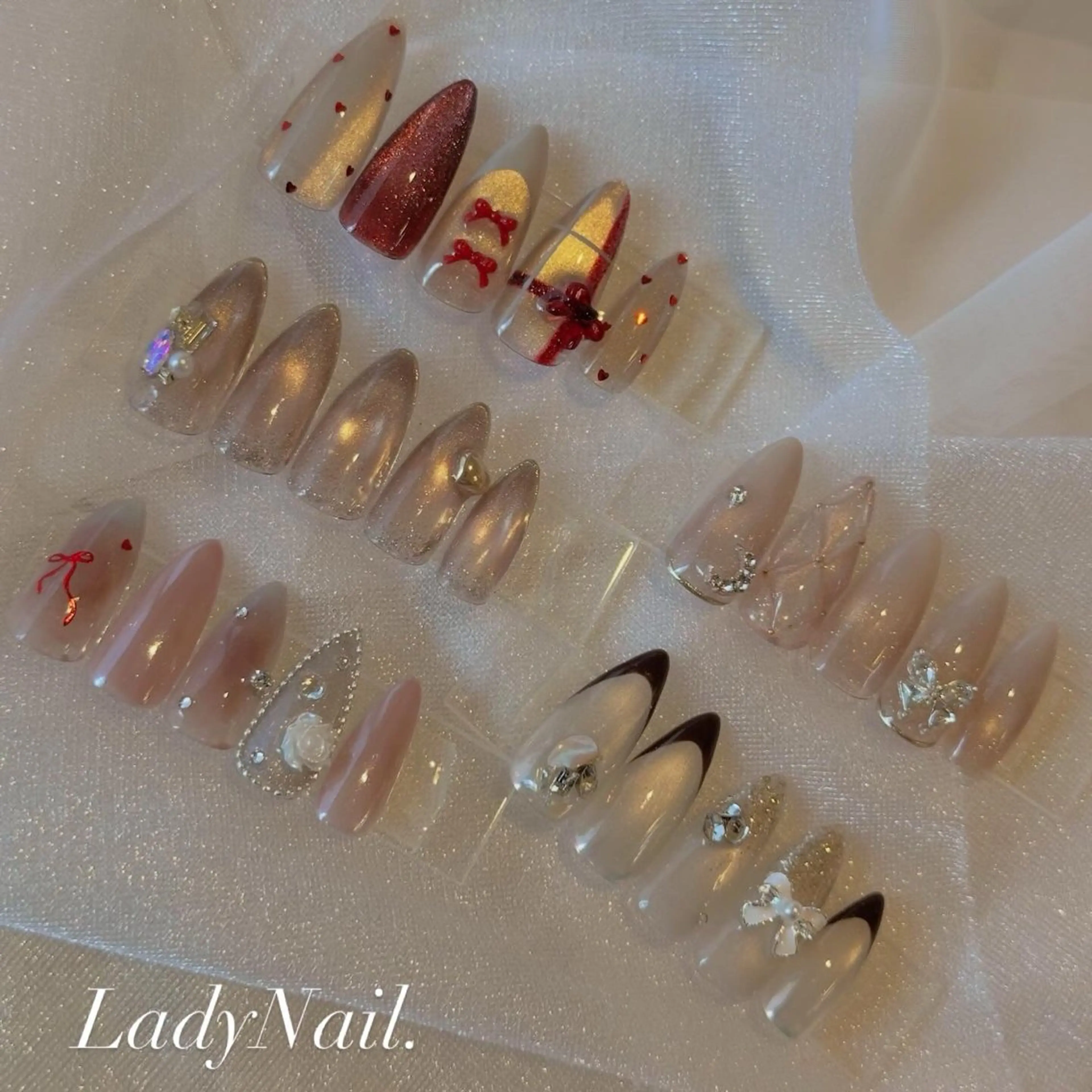 ネイル バレンタイン LadyNail aoiのネイルデザイン