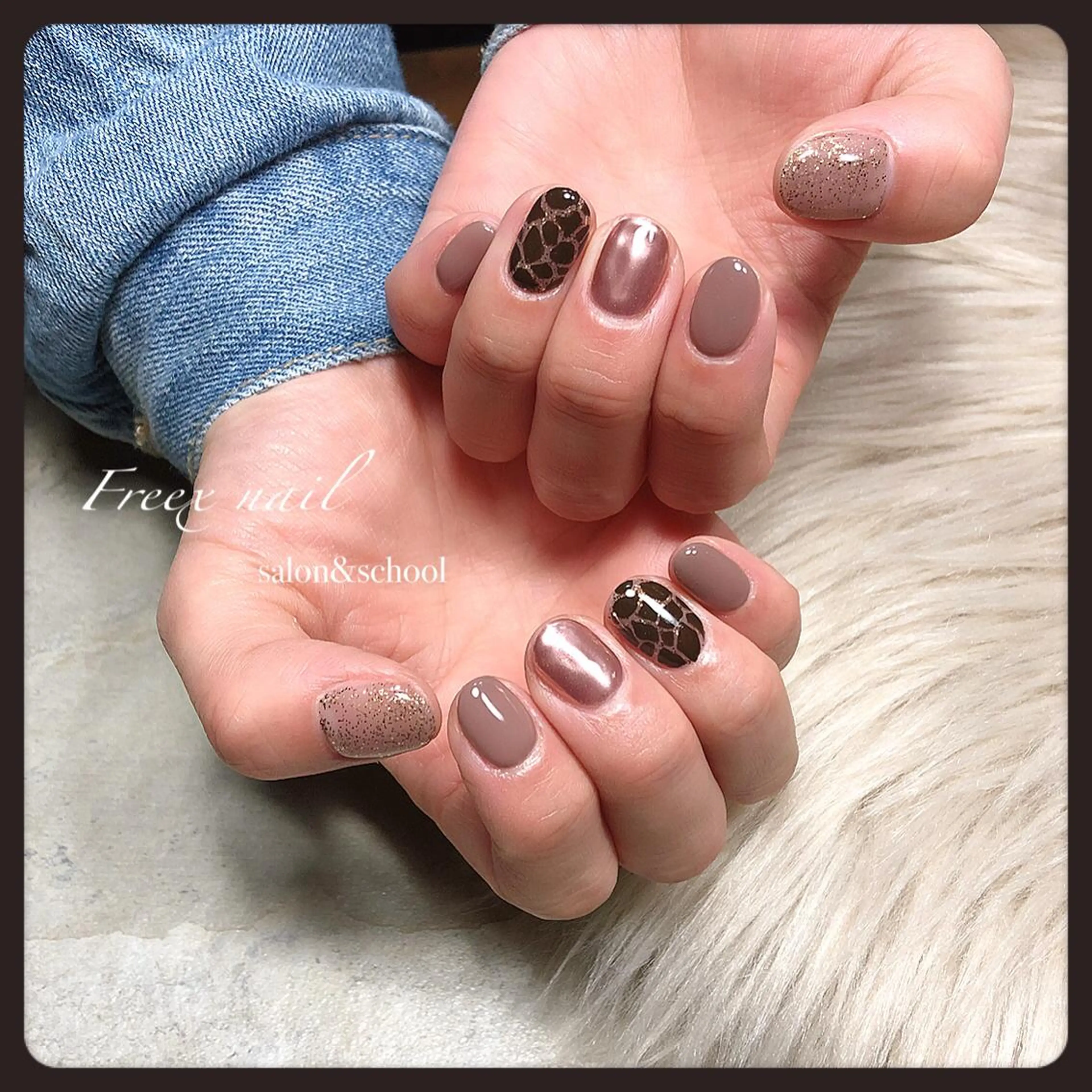 ネイル Freex nail所属・freex nail /ニュアンス/個性派のネイルデザイン