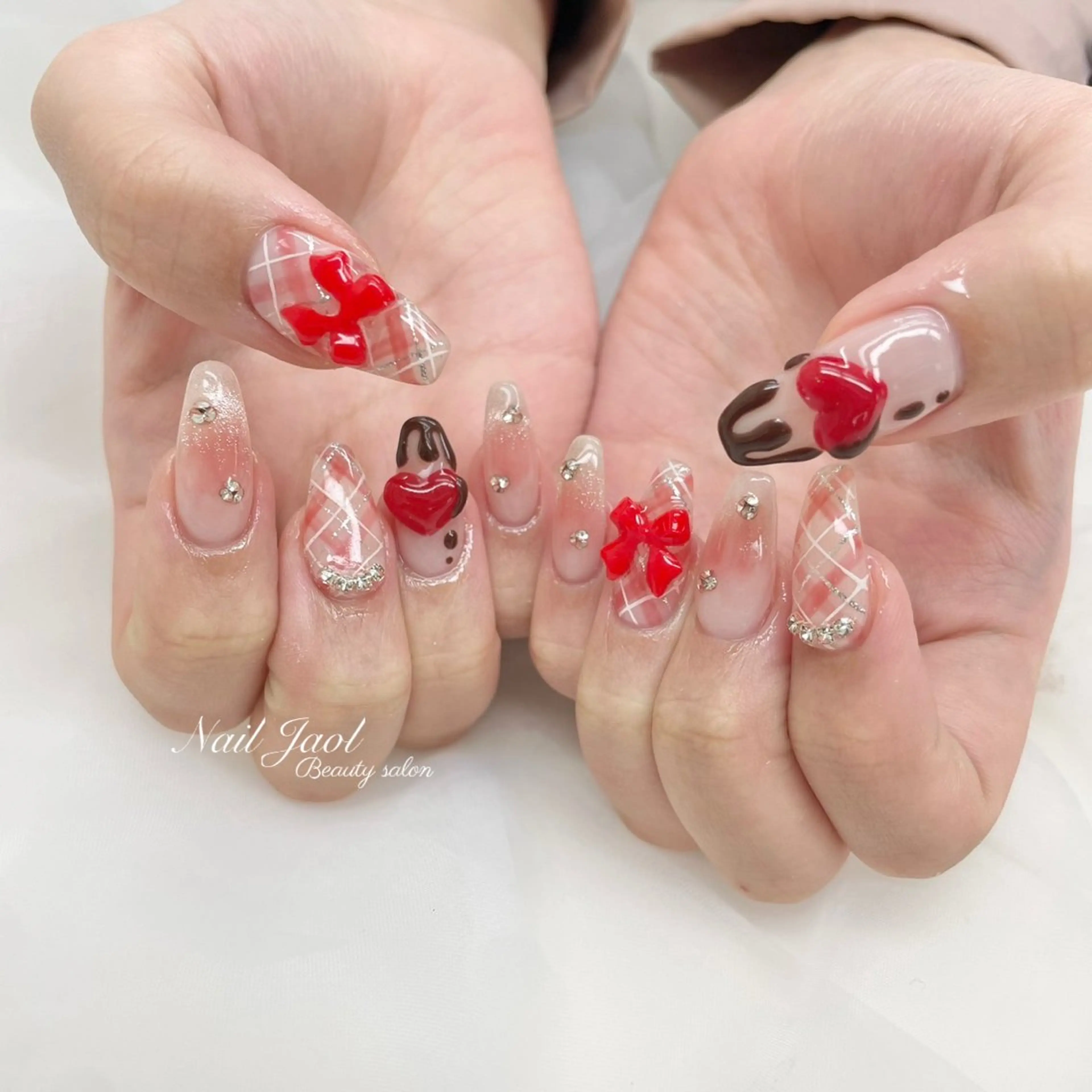 ロング 韓国風ヘア nail jaol池袋店所属・ネイルJaol 池袋のネイルデザイン