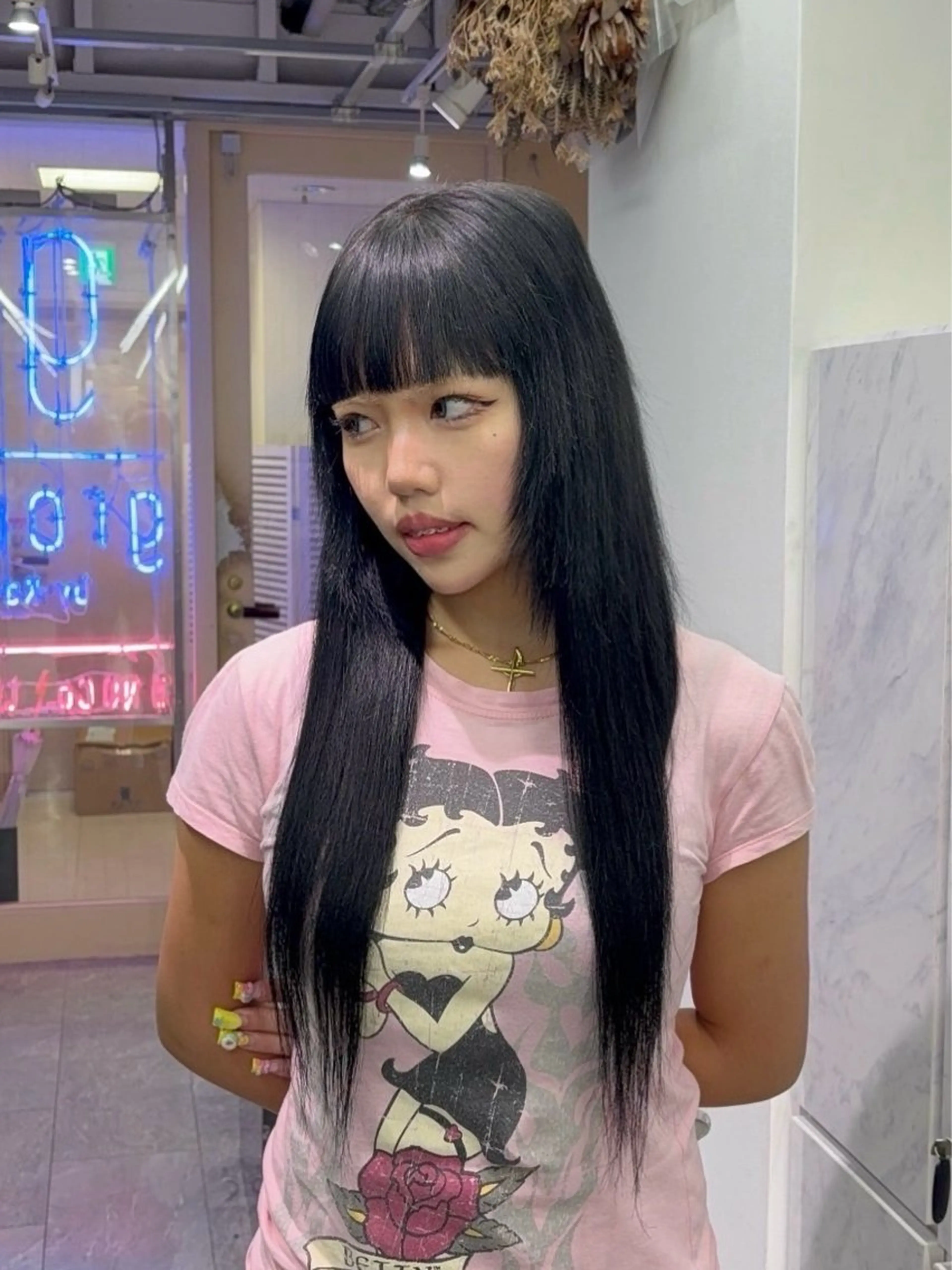 ロング プルエクステ エクステ ロング エクステ カラー/プルエクステ 🫧🐬Yuihaのヘアスタイル