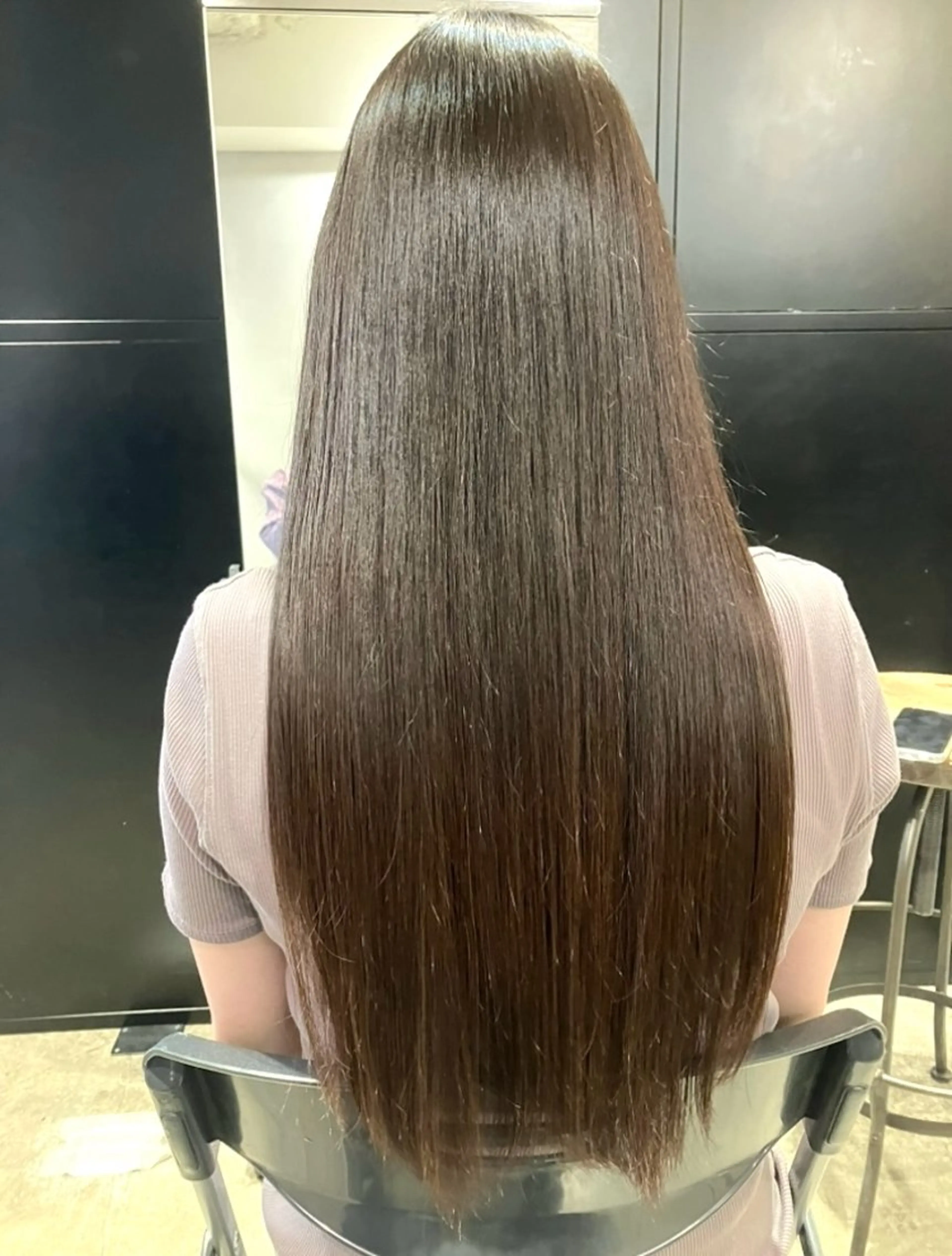 ロング 髪質改善 縮毛矯正 トリートメント ウルフ・ハイレイヤー 🌟ナカノ・ユウヤのヘアスタイル