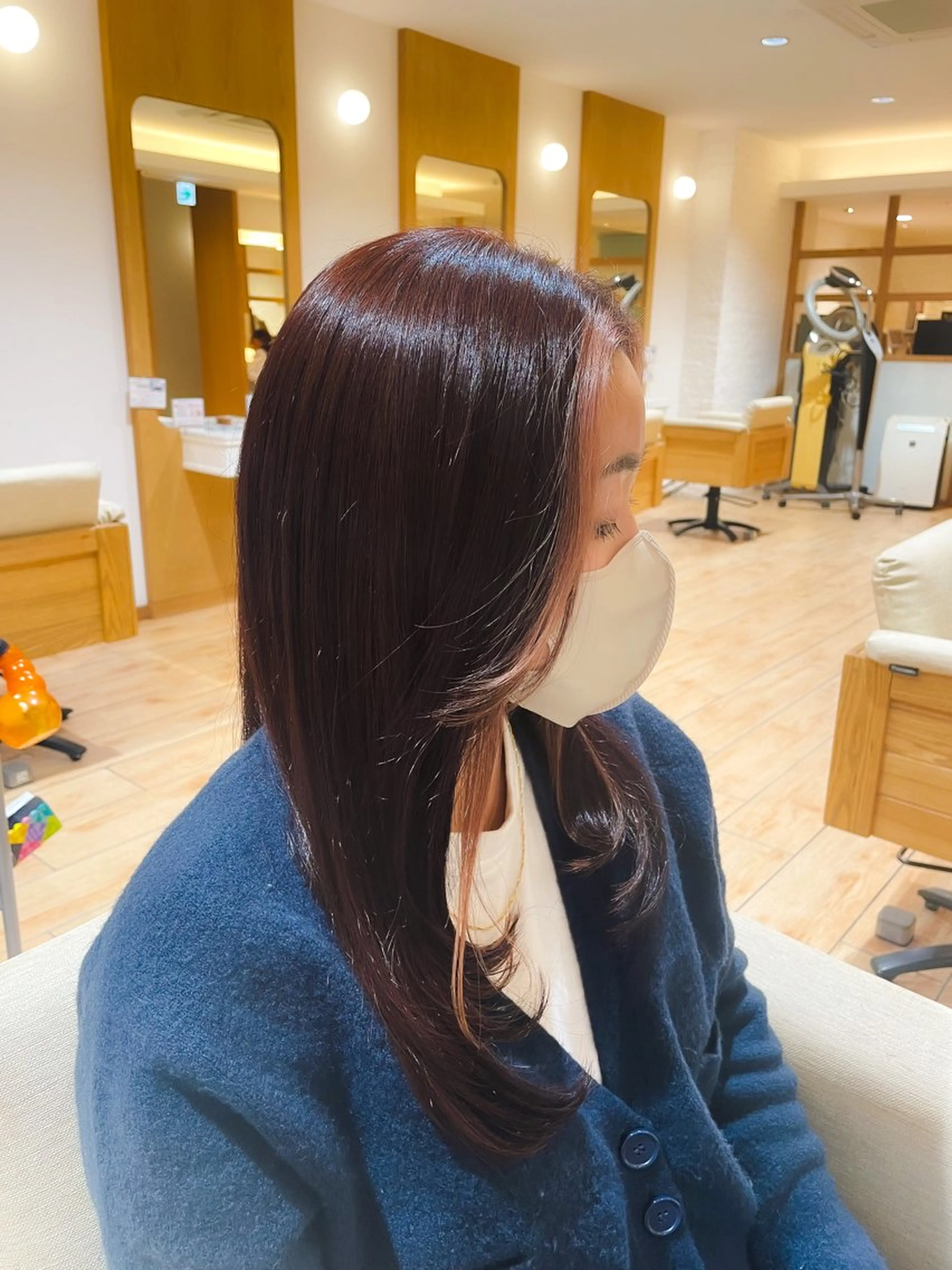 【ダメージレスカラー🌟】デザインカット+高濃度水素カラー+マーヴ💧の写真