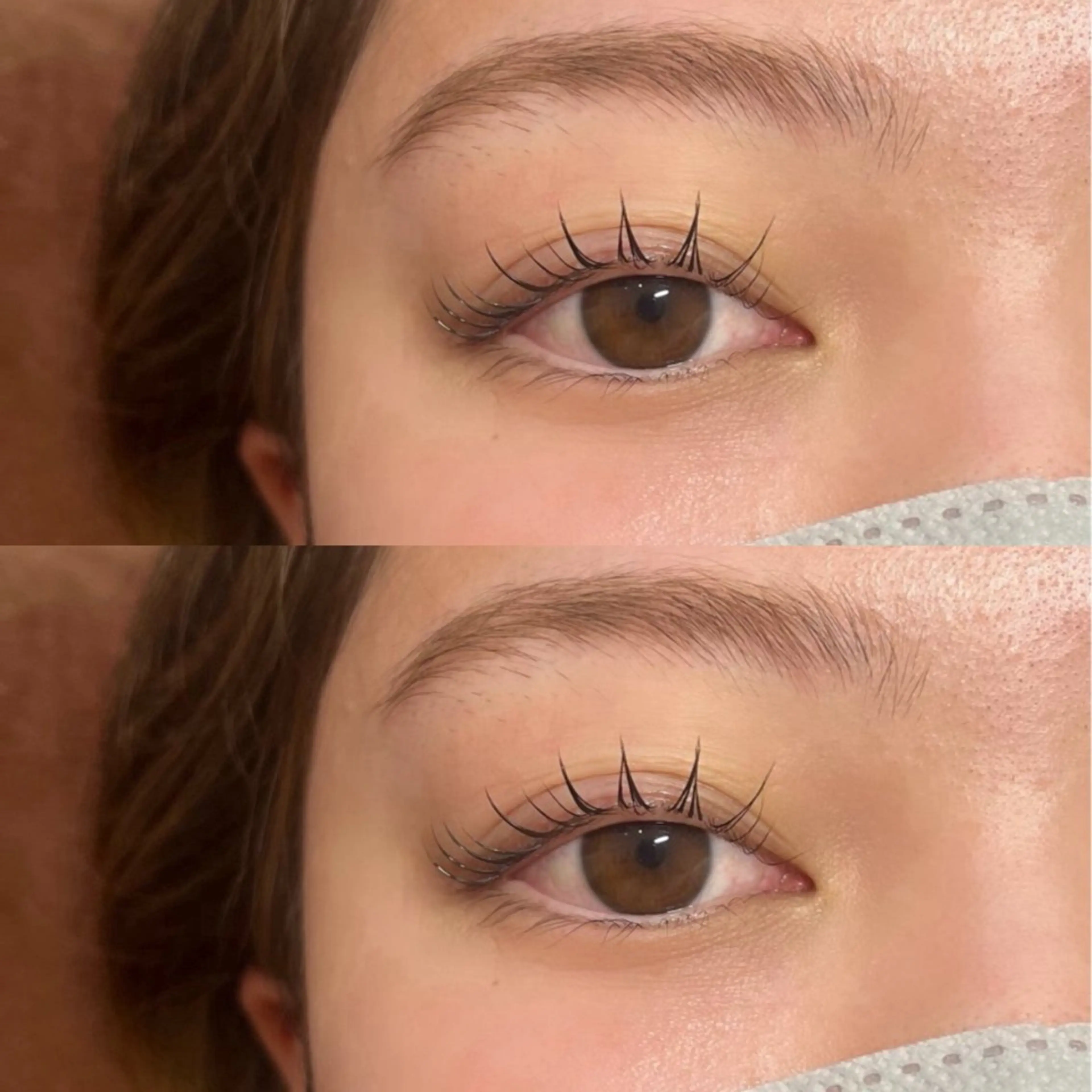 マツエク・マツパ ケラチンラッシュリフト Lily Suzukaのマツエク・マツパデザイン