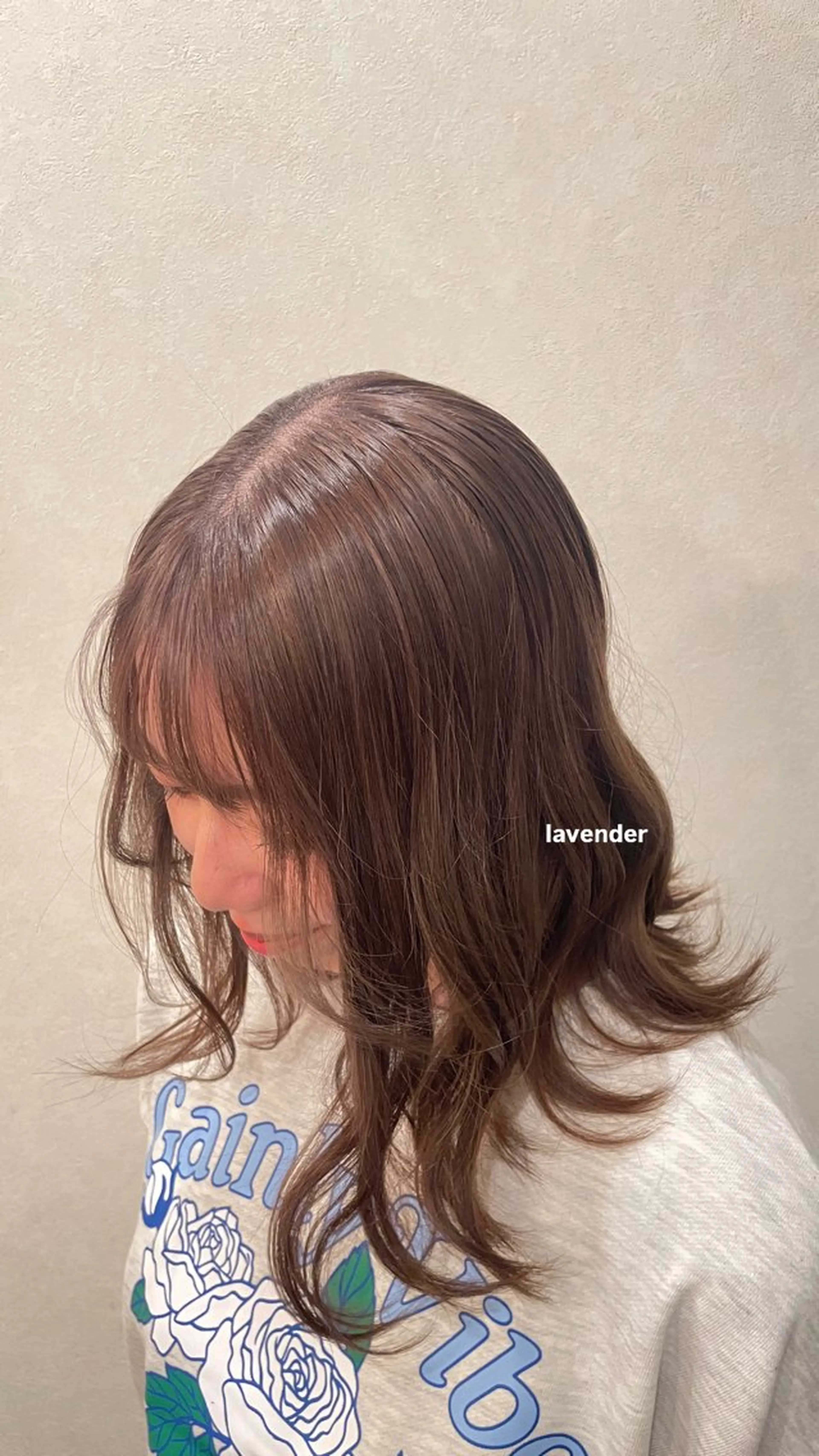 ミディアム 南場 智美のヘアスタイル