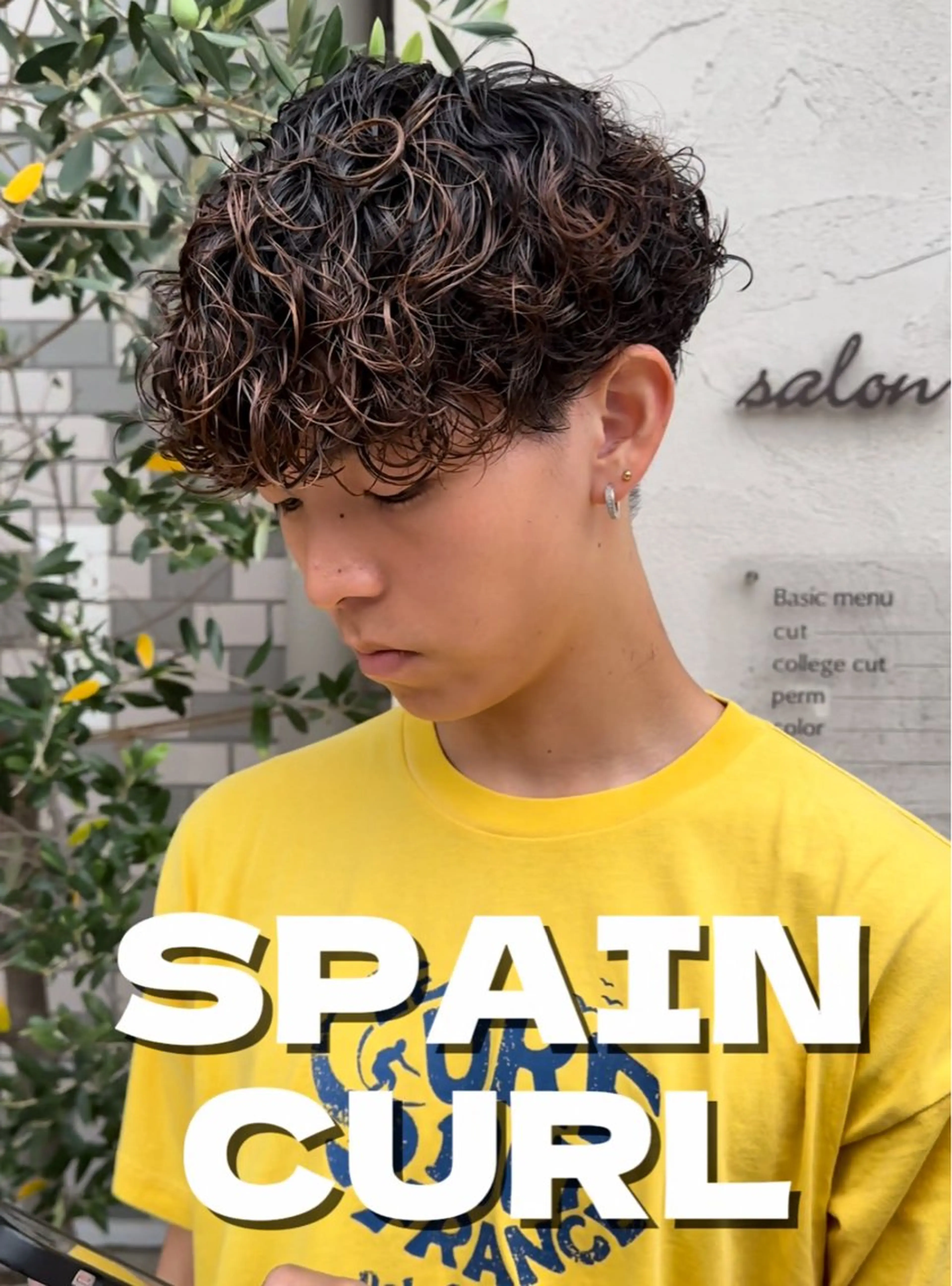 パーマ メンズ メンズパーマ スペインカール カット パーマ 年間2000名担当◎ パーマ職人/仲原佑樹のヘアスタイル