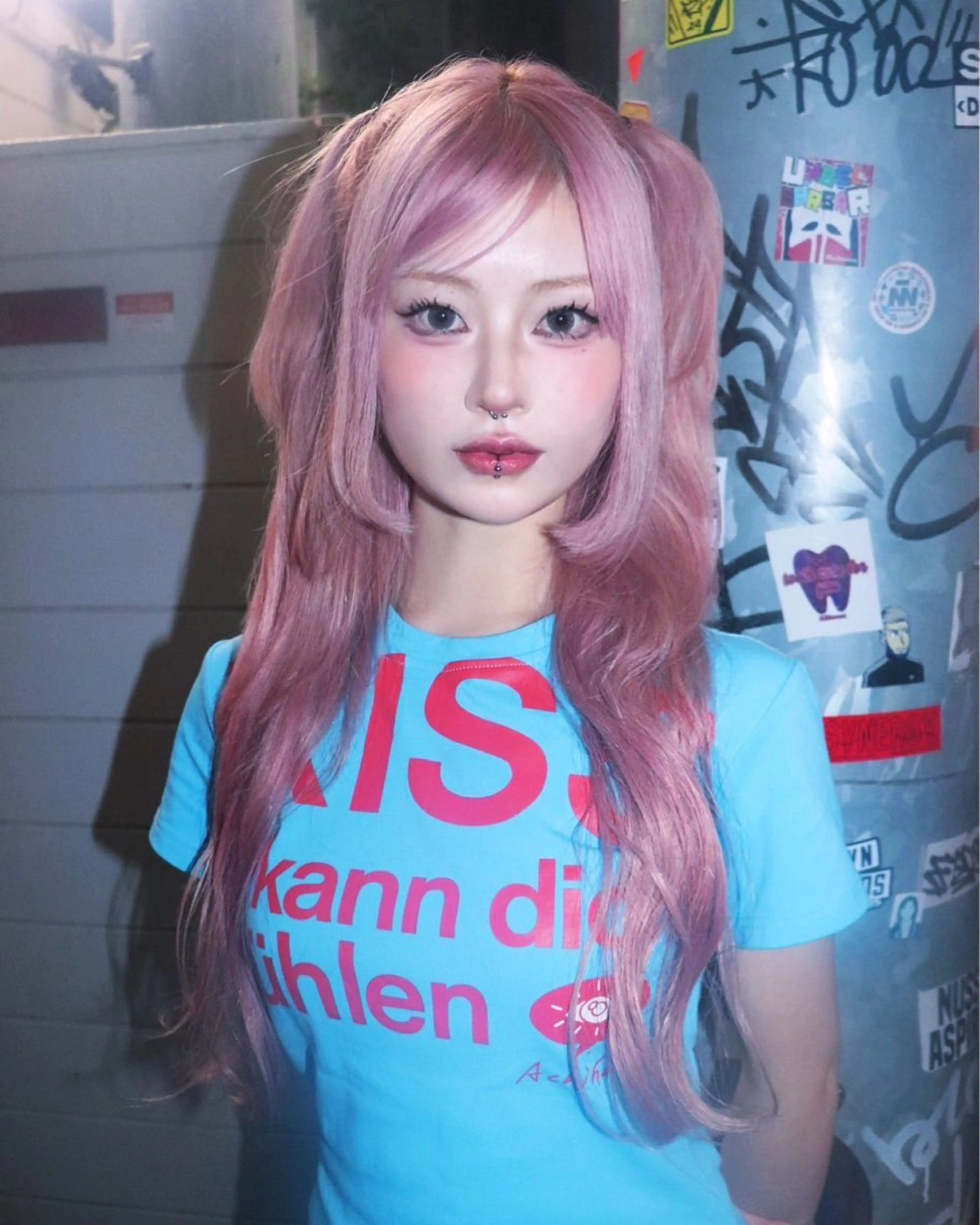 ロング カラー ヘアアレンジ @kyoniyy KYONIのヘアスタイル