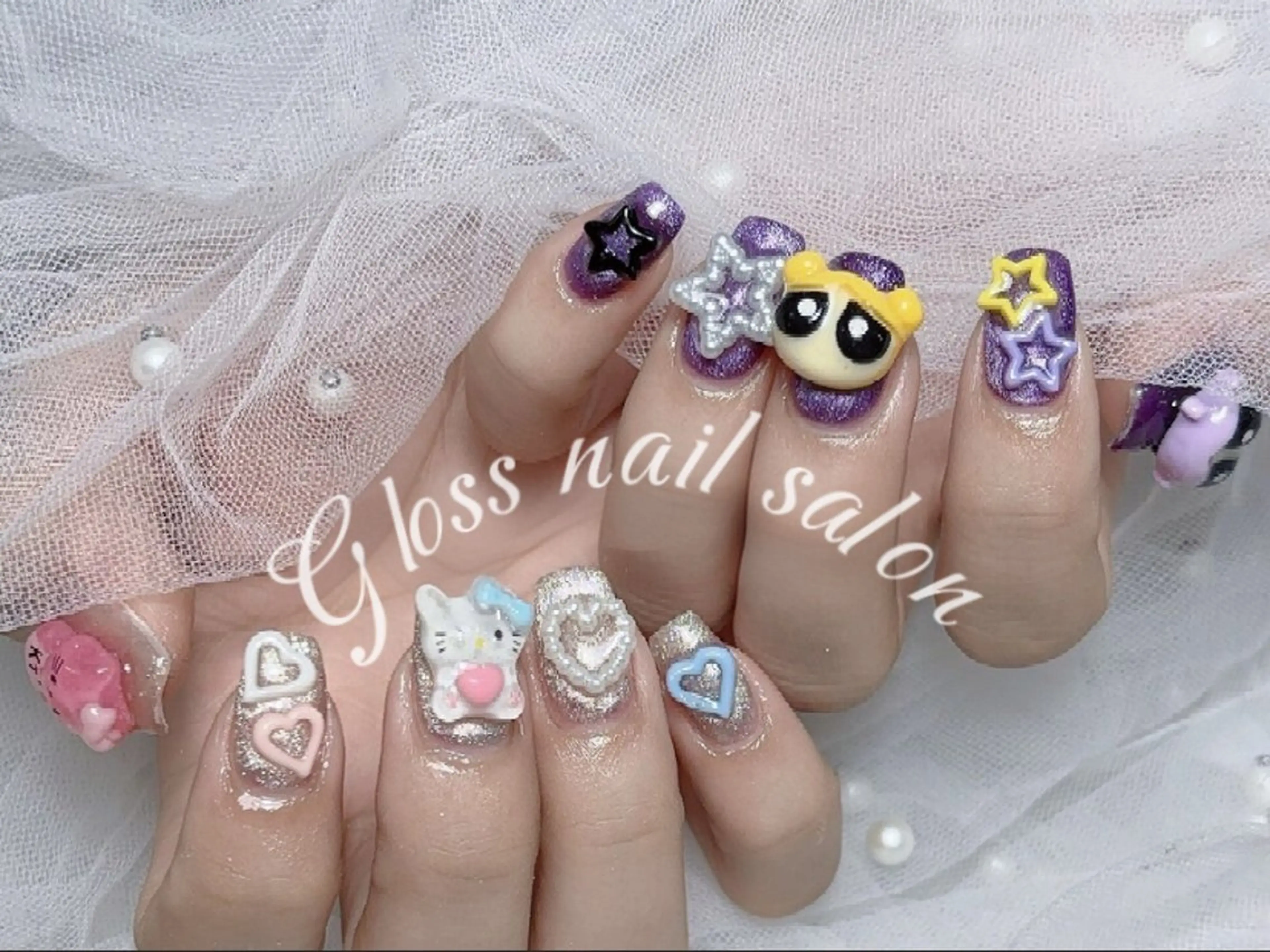 ネイル Gloss nail 💅yuna✨のネイルデザイン