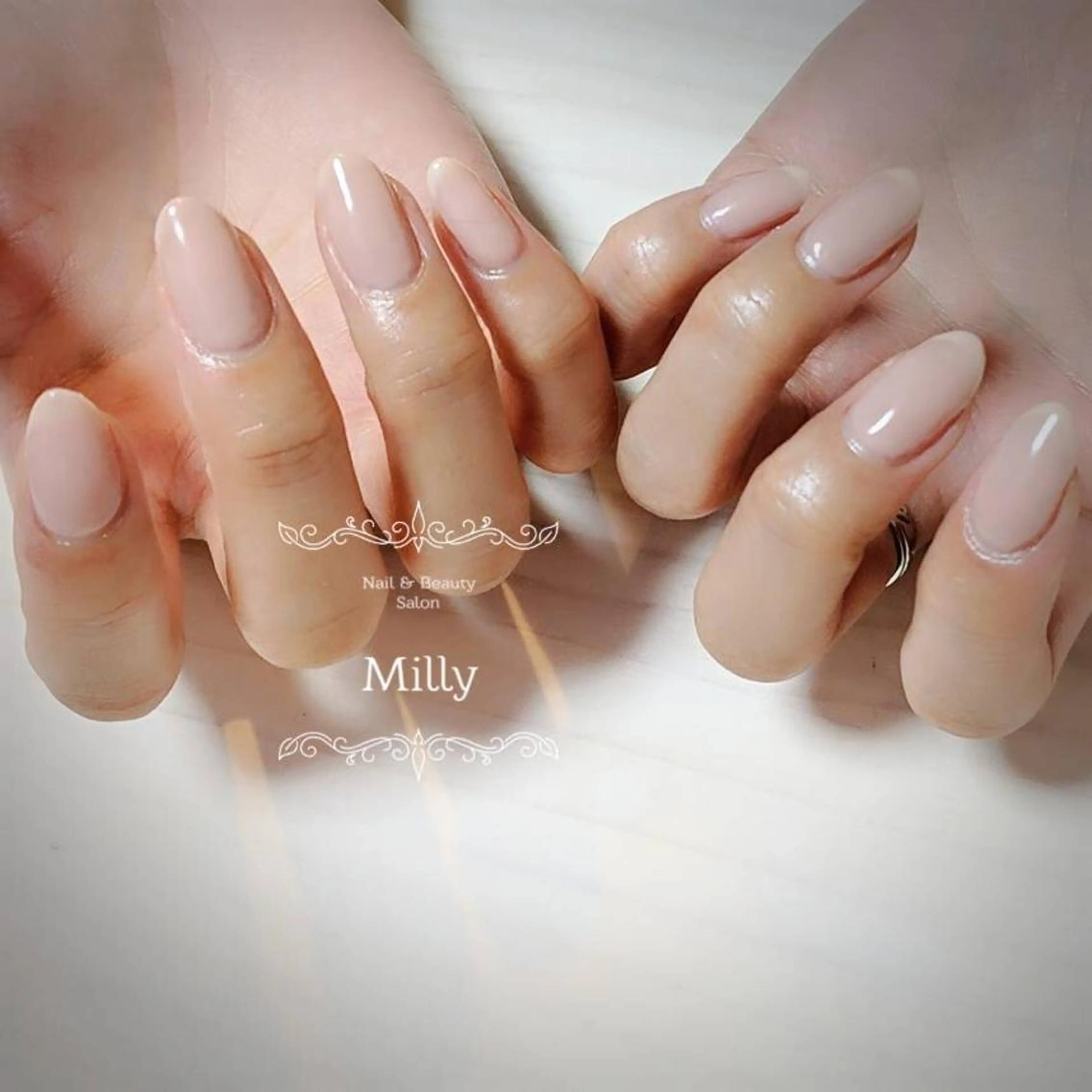 ネイル オフィスネイル ワンカラーネイル milly nail （予約担当)のネイルデザイン