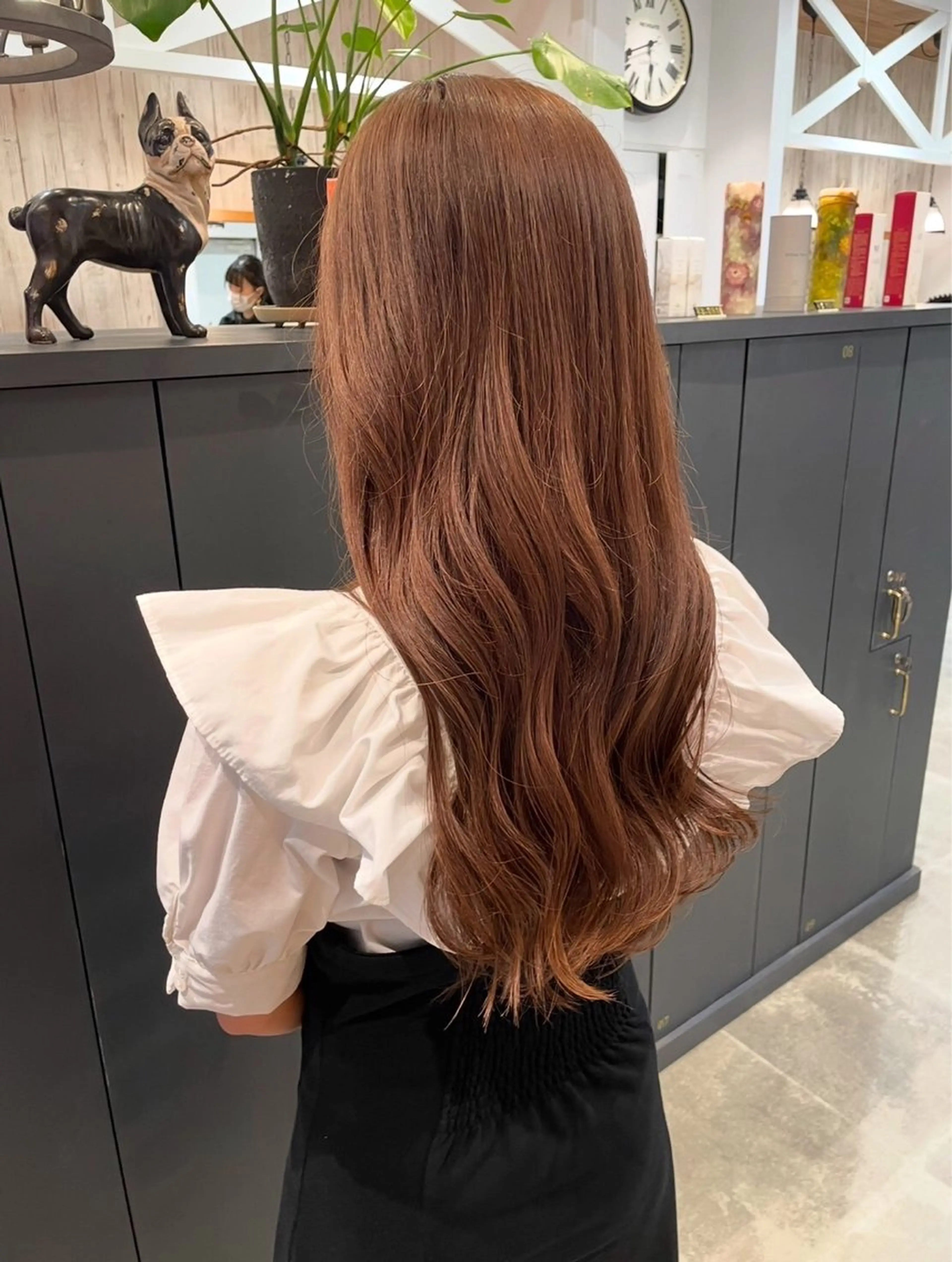 ロング カラー 飯田 真季のヘアスタイル