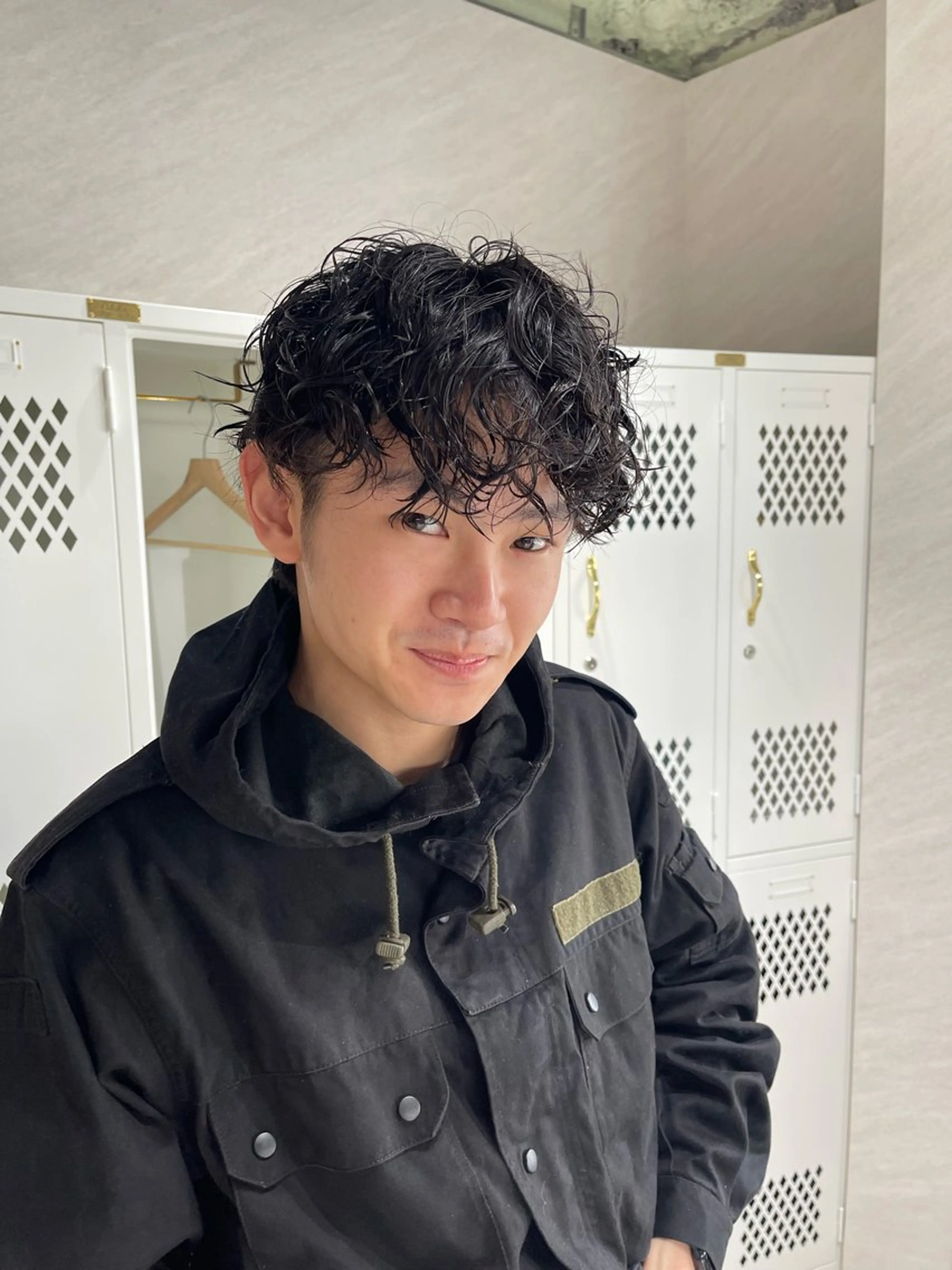 ショート パーマ メンズ メンズパーマ ツイストスパイラルパーマ スパイラルパーマ カット パーマ 🩵ボブ/レイヤー /髪質改善🩵のヘアスタイル