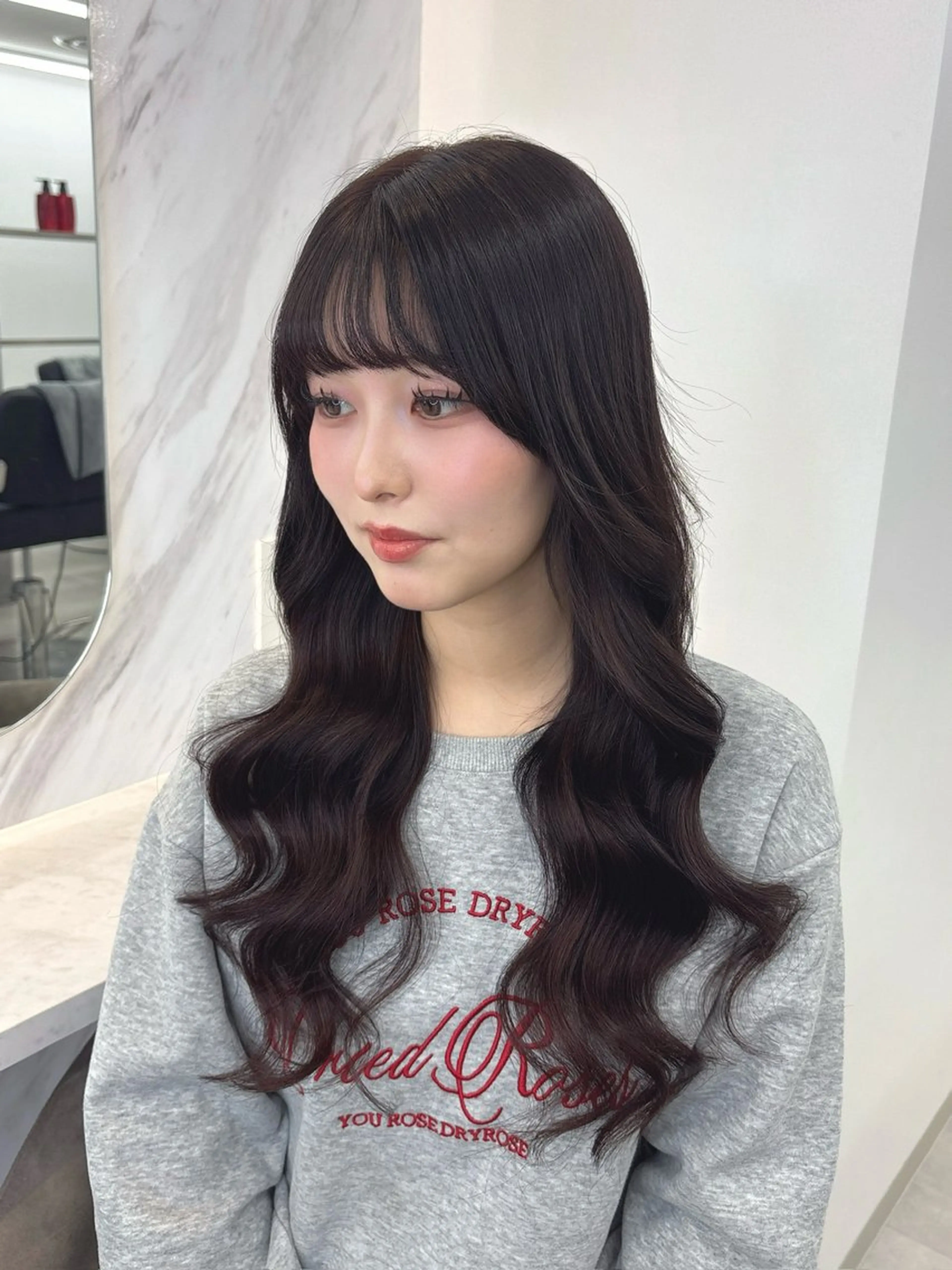 ロング エクステ エクステ Lapis所属・韓国レイヤーカット/ AIRIのヘアスタイル