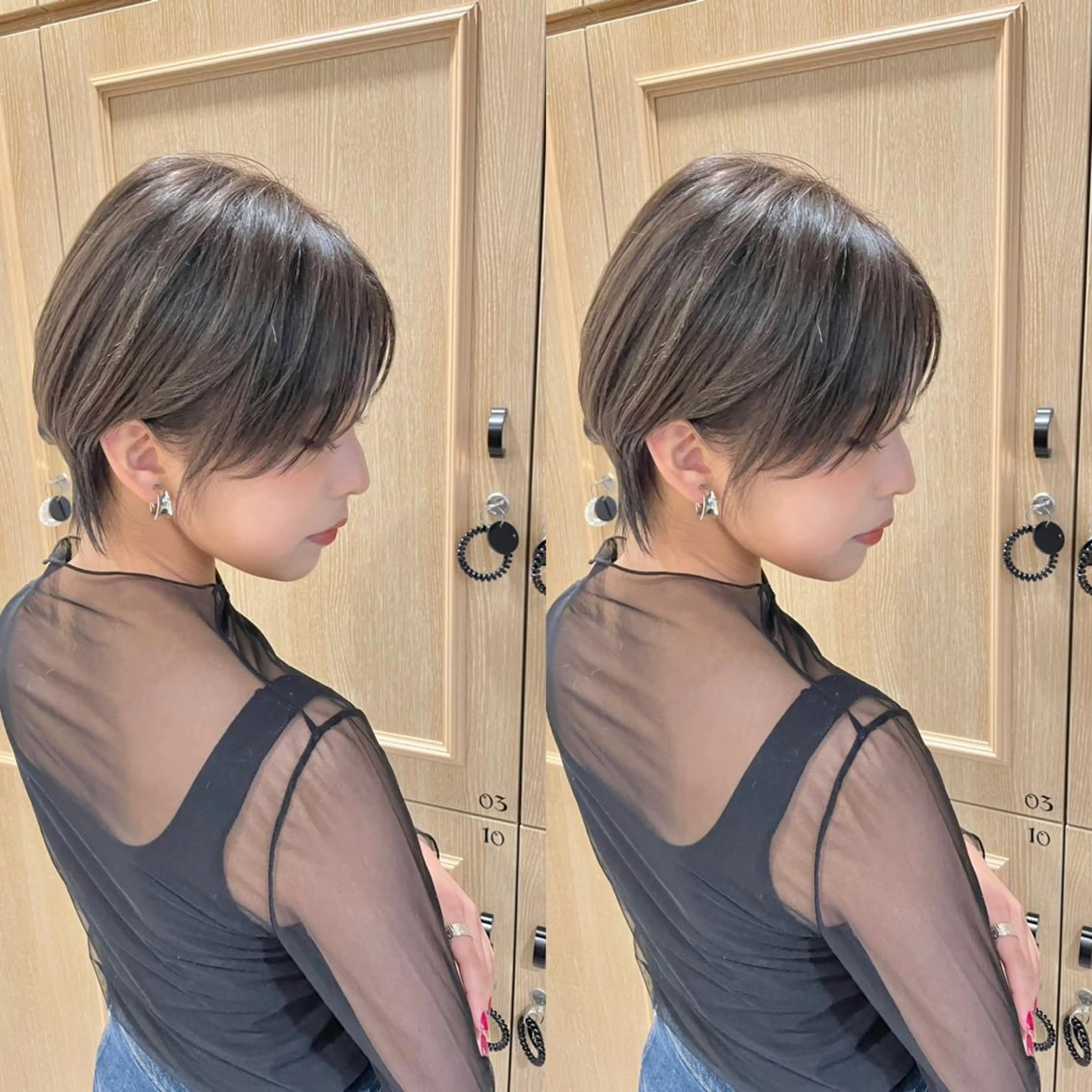 ショート 【似合わせショート】 岡 那輝のヘアスタイル