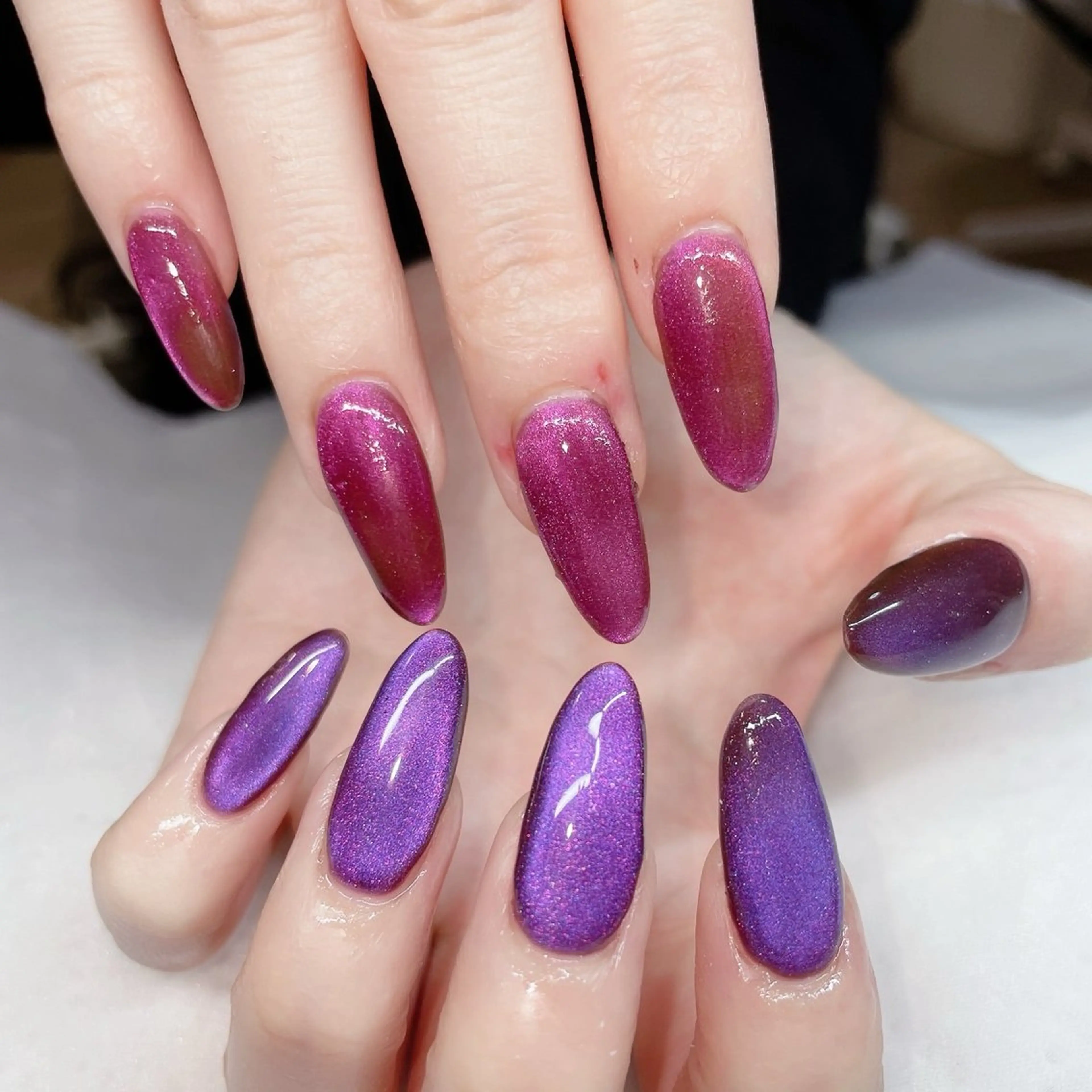 ネイル ハンドネイル ハンドケア 💜MIYA nail川崎店のネイルデザイン