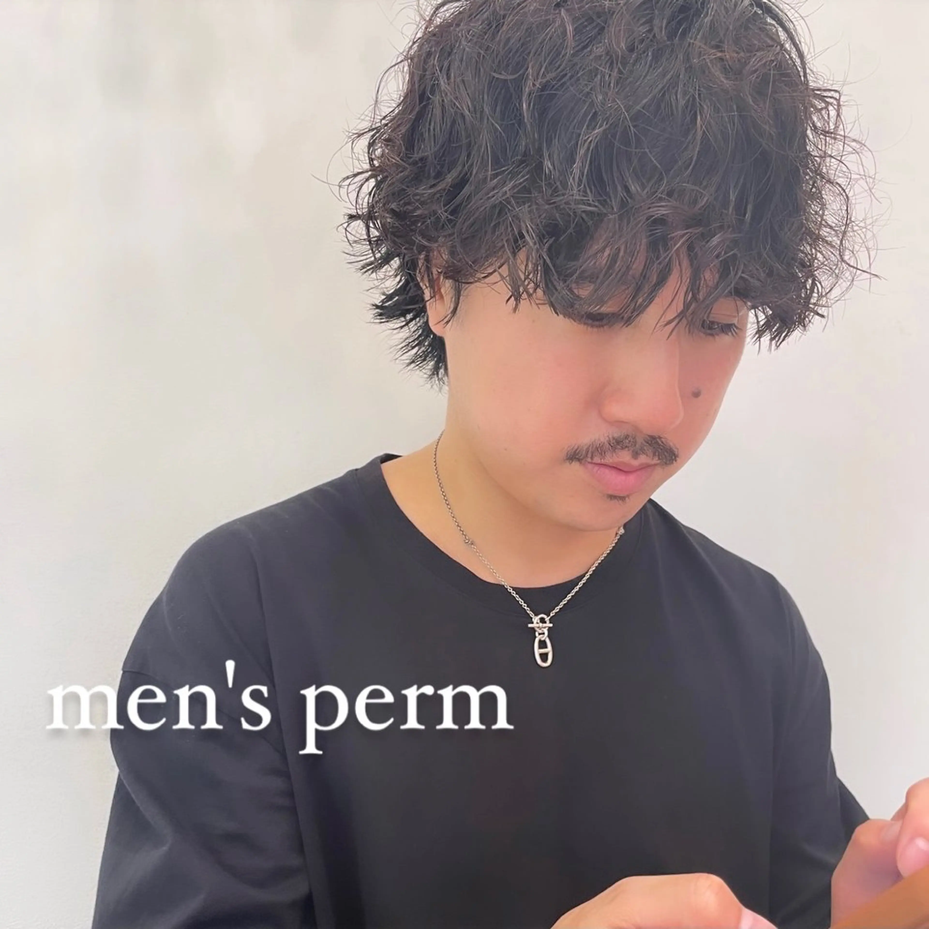 ミディアム パーマ カット パーマ ボブパーマ ♡ヨシカワハナコのヘアスタイル