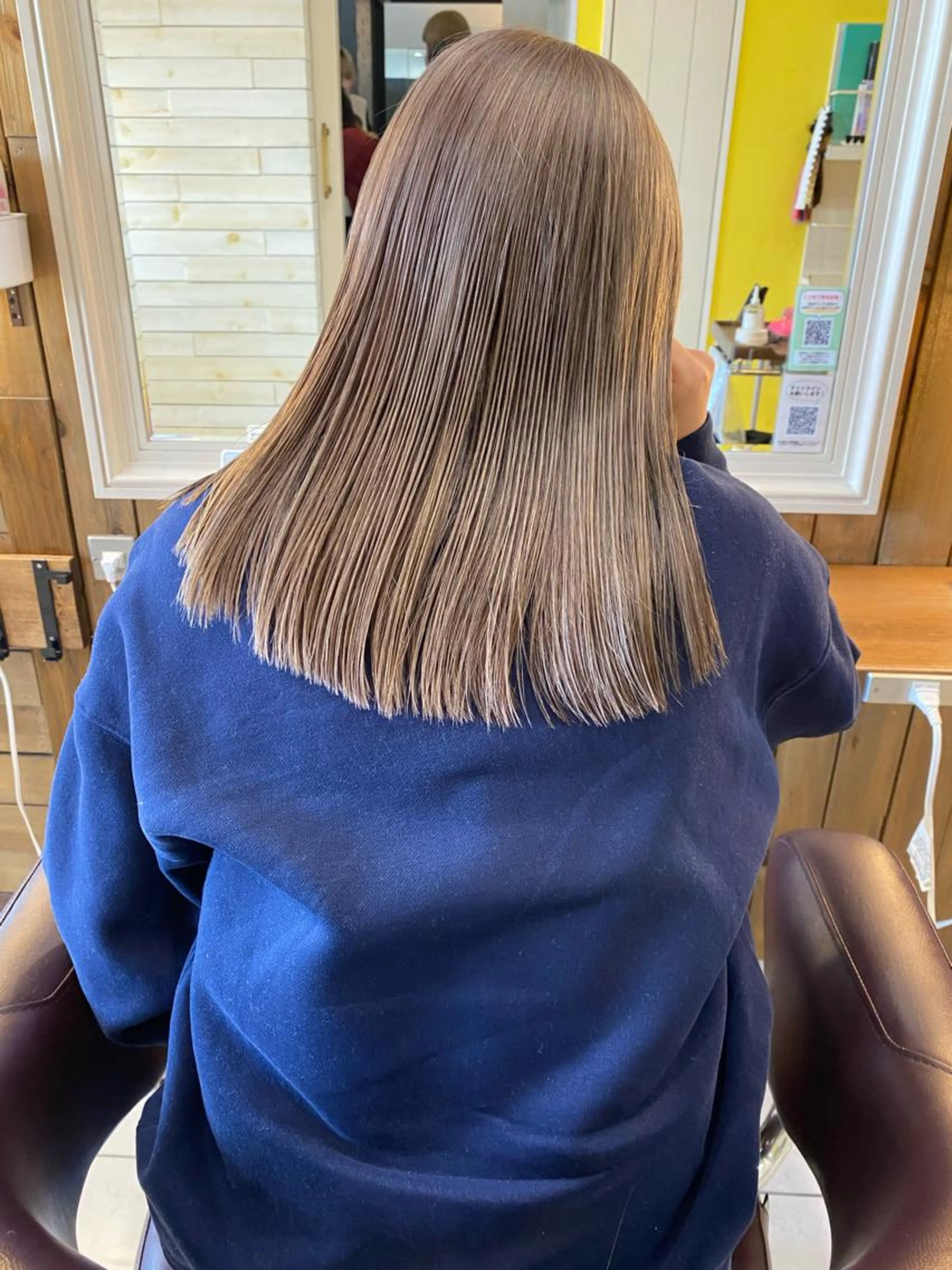 【ご新規様限定🪐】似合わせカット＋ケアブリーチ+艶カラー＋クイックトリートメントの写真