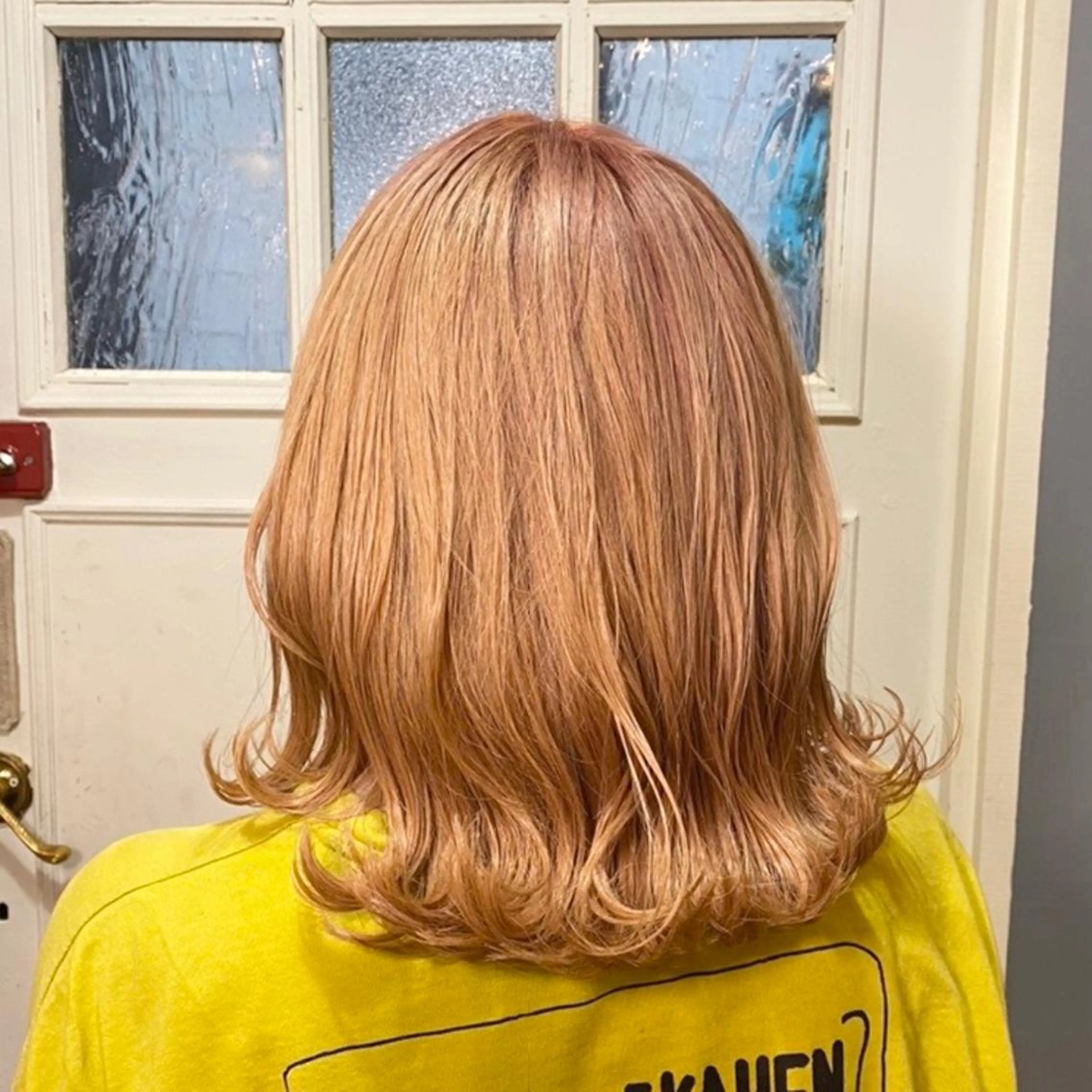 ミディアム カラー ベージュカラー ブリーチ 透明感カラー ヘアカラー ヘッドスパ BRITS 渡辺 菜々子のヘアスタイル