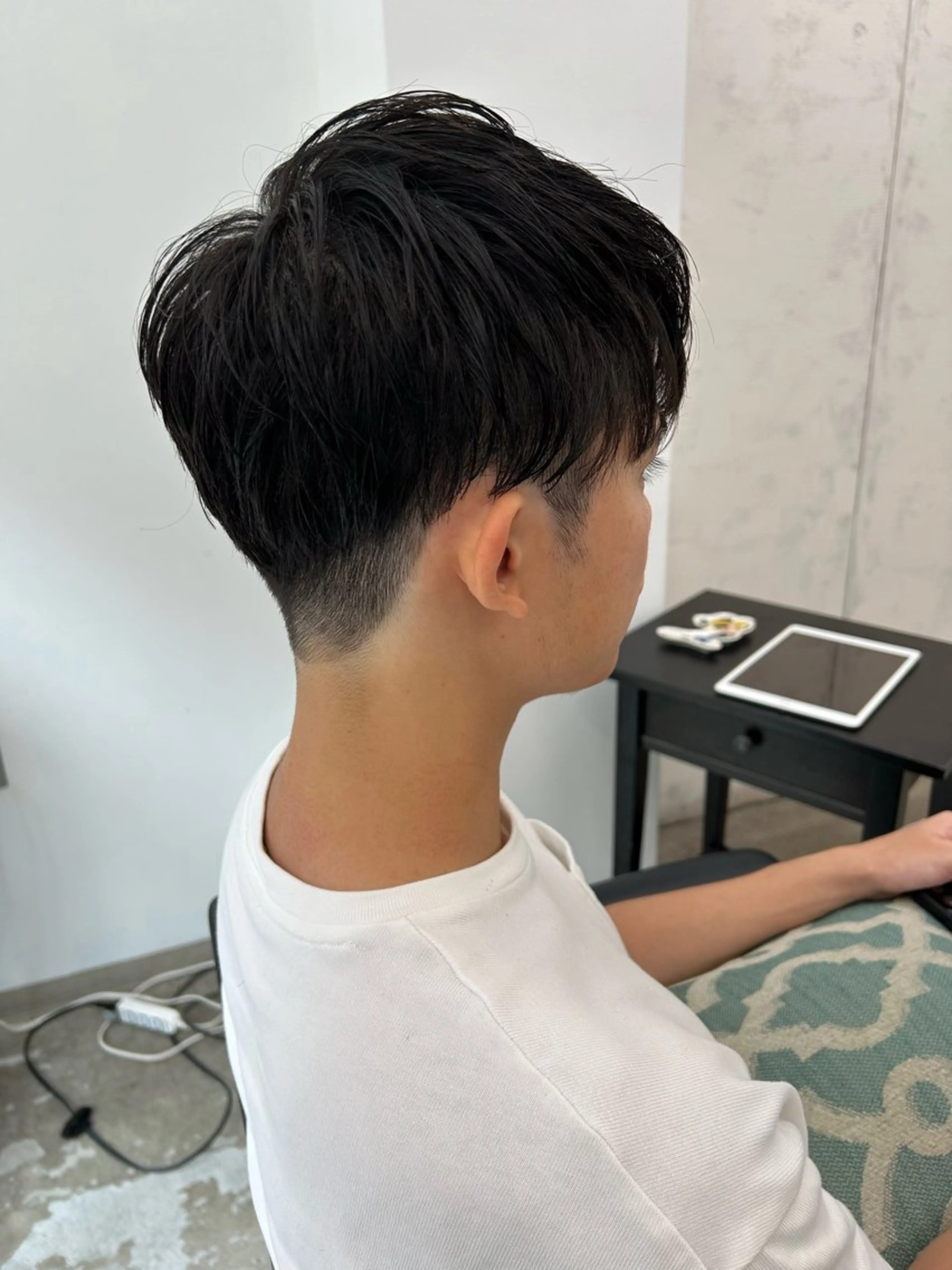 メンズ 透明感カラー・ 髪質改善🩵イケダのヘアスタイル