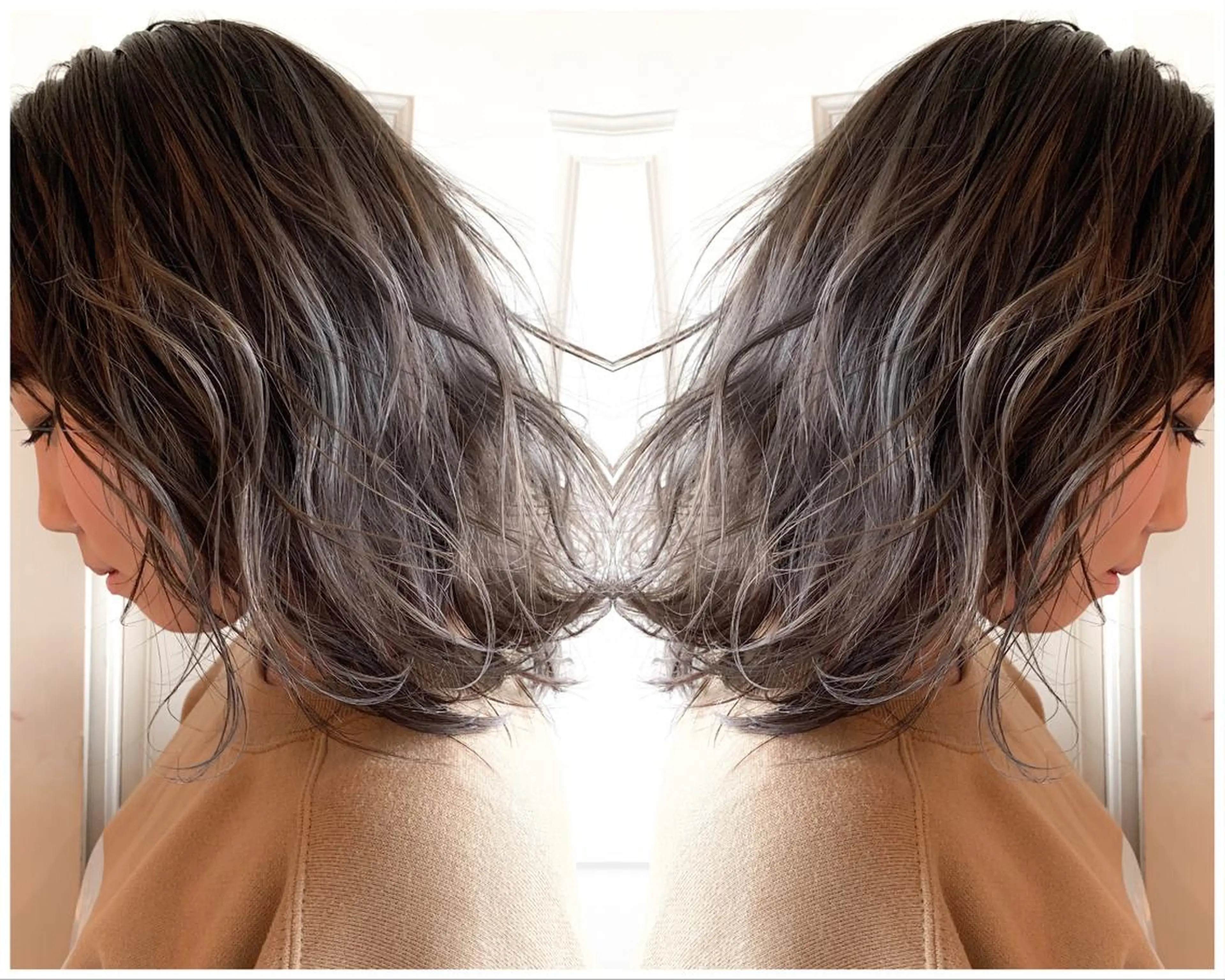 ミディアム ヘアカラー HAIR WORKS HELM所属・ショート✨ボブ✨代表 新田見美仁のヘアスタイル