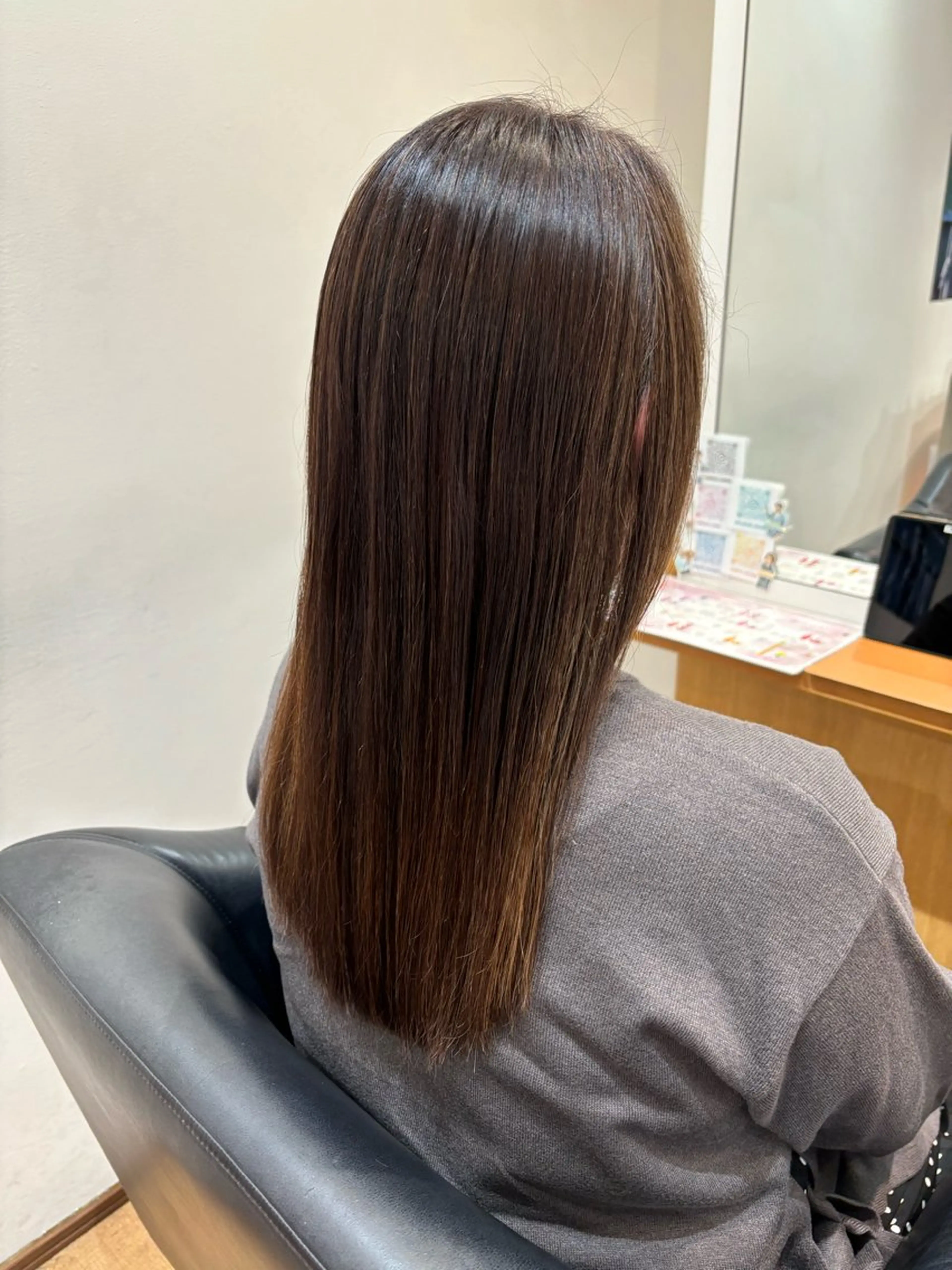 ロング パーマ ボブ 縮毛矯正 カット 縮毛矯正 秋山知穂🌸縮毛矯正 ショートお任せ🌸のヘアスタイル