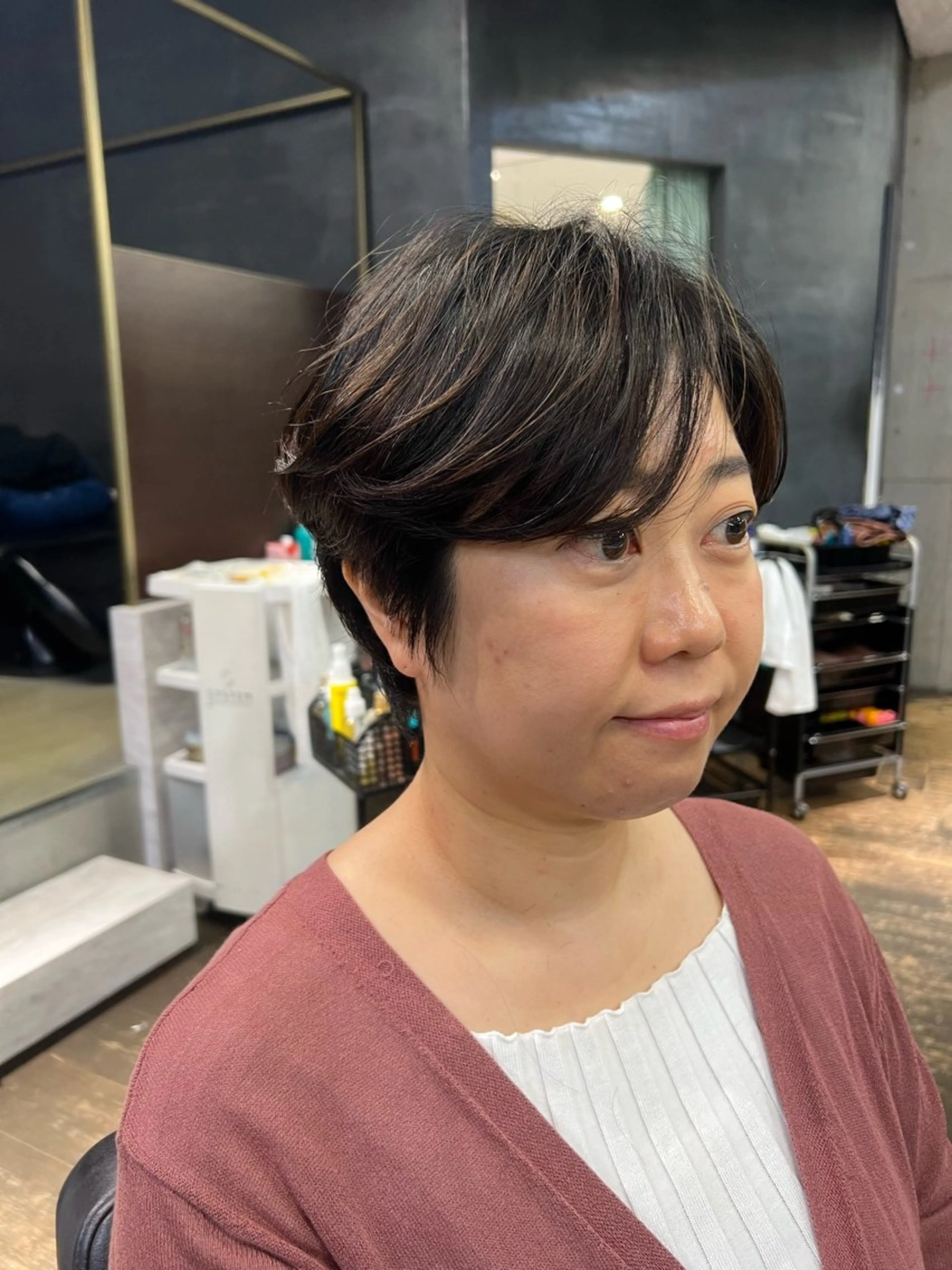 ショート パーマ ROBBY所属・松井美樹/似合わせ ガーリー・韓国のヘアスタイル