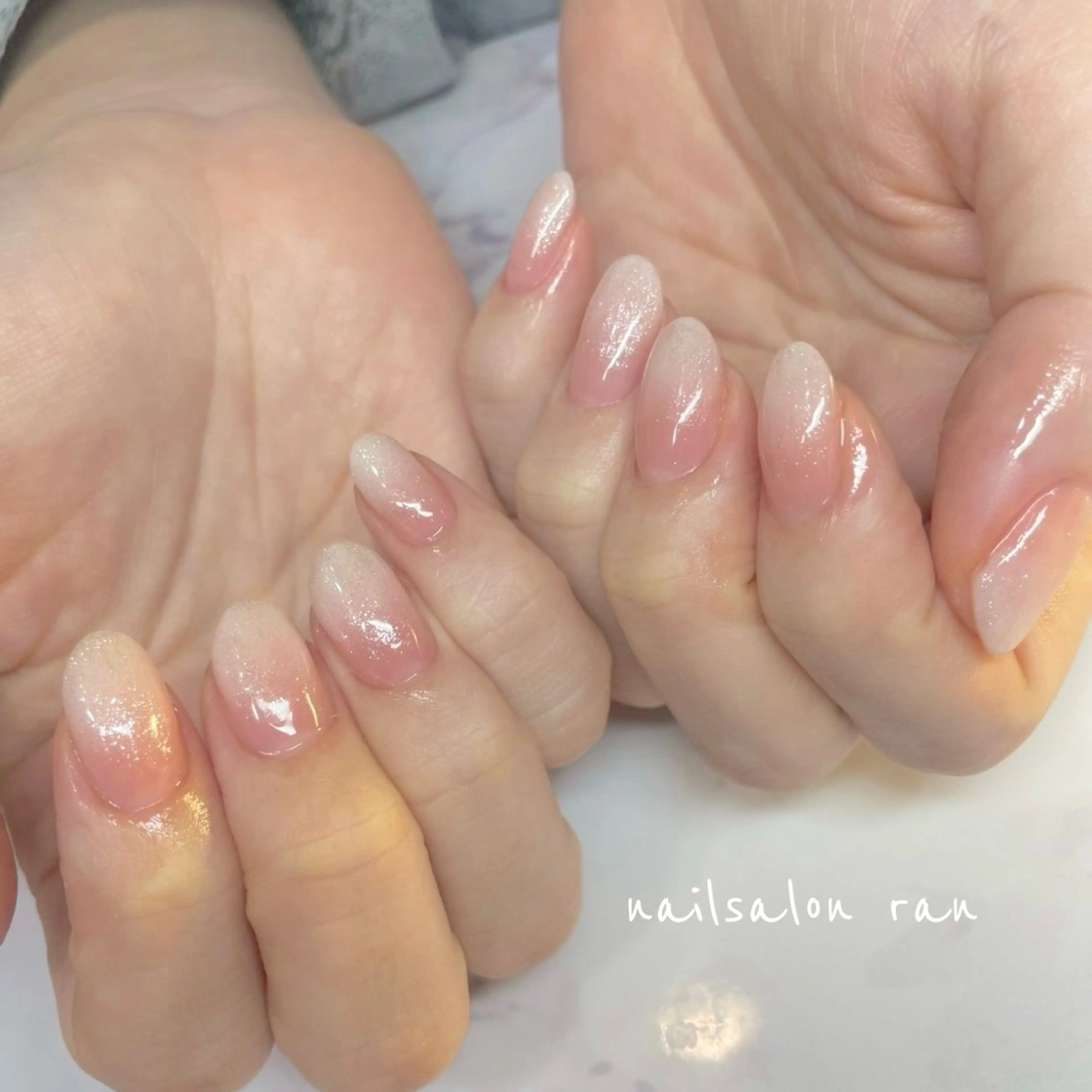 ネイル ラメ(グリッター) ハンドネイル ハンドケア nailsalon ranのネイルデザイン