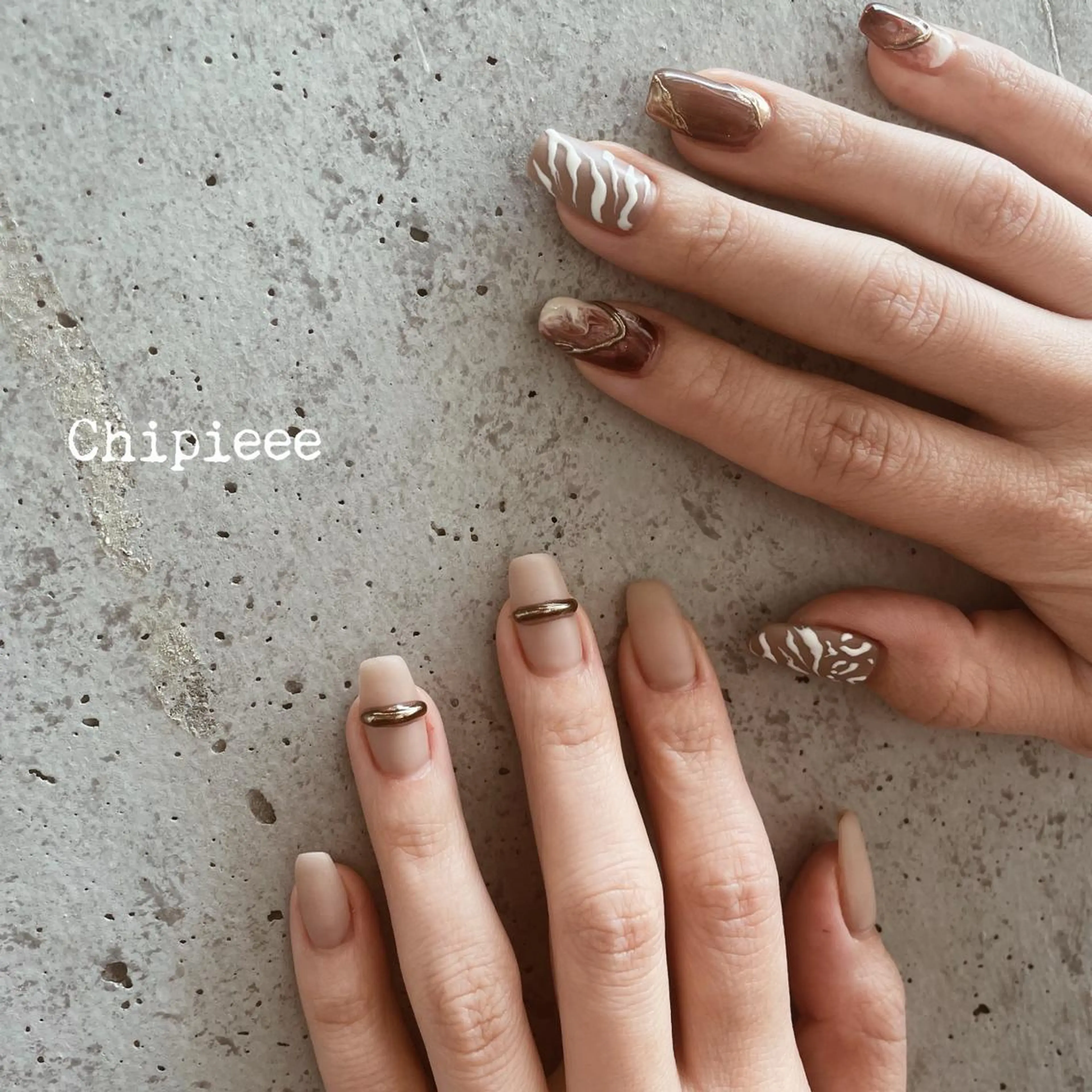 ネイル ハンドネイル revia所属・ERI Nailistのネイルデザイン