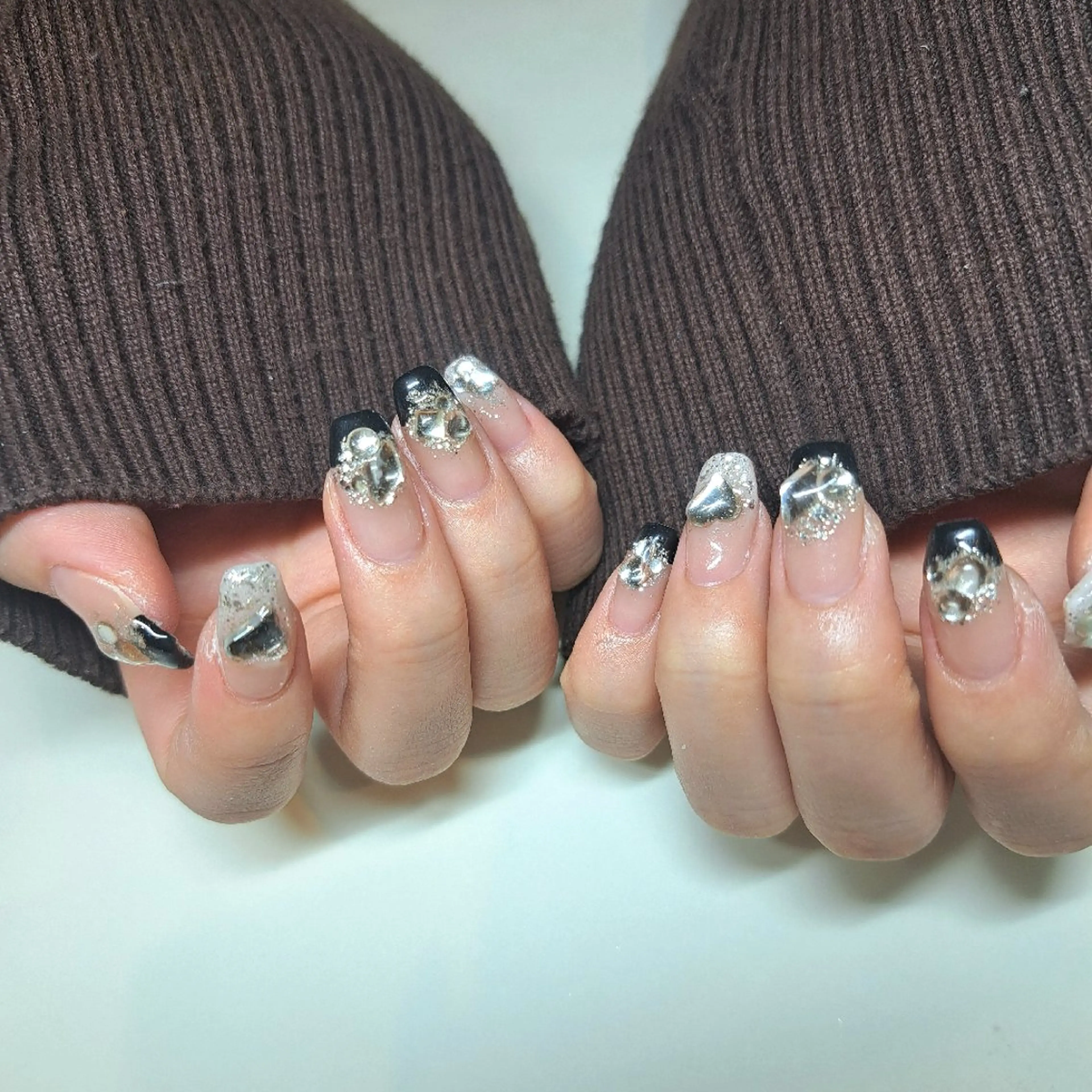 ネイル アートネイル キラキラネイル 持ち込み ワンホンネイル Nail mood /アートし放題のネイルデザイン