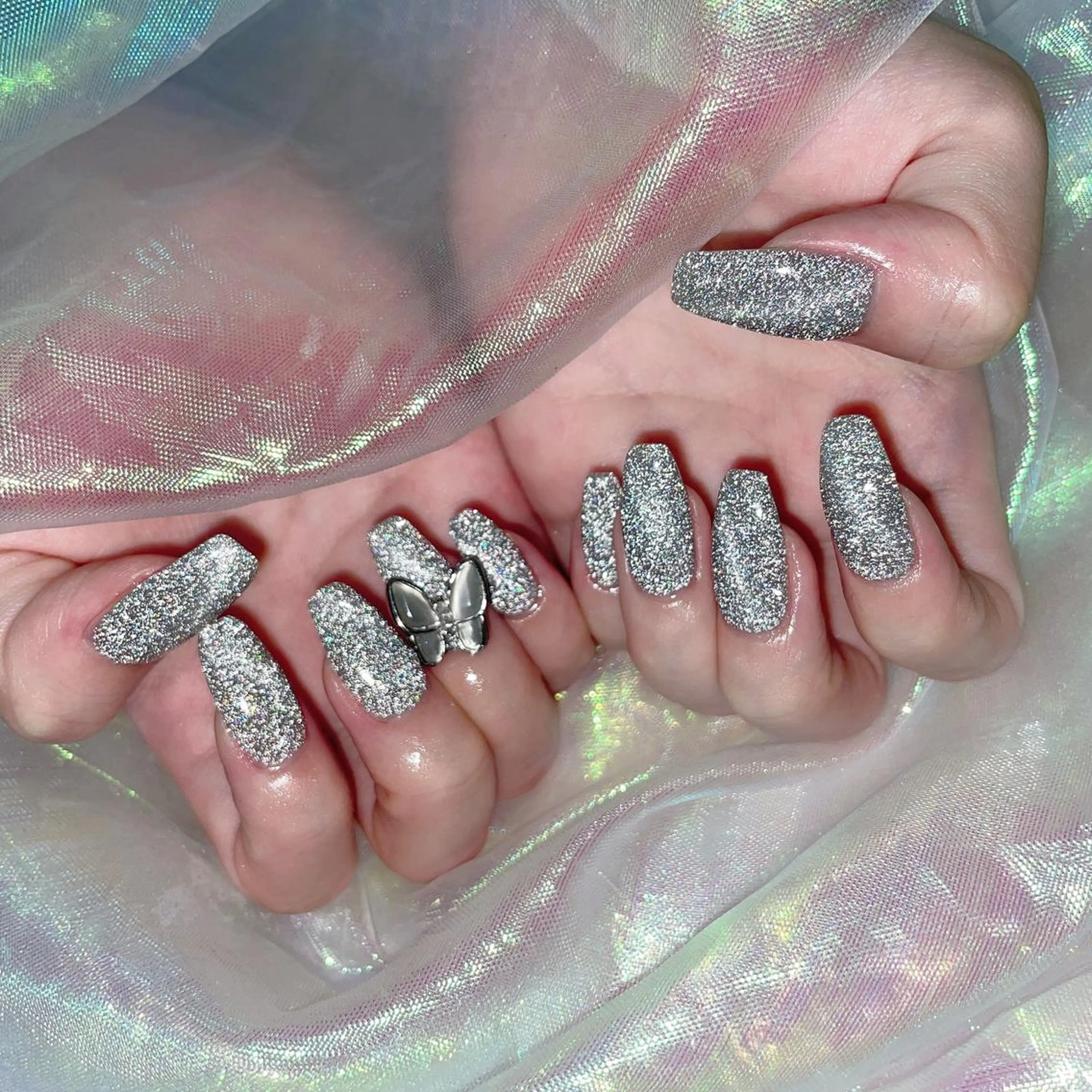 ネイル 🦋ネイルサロン ブラン🌈ゆりのネイルデザイン