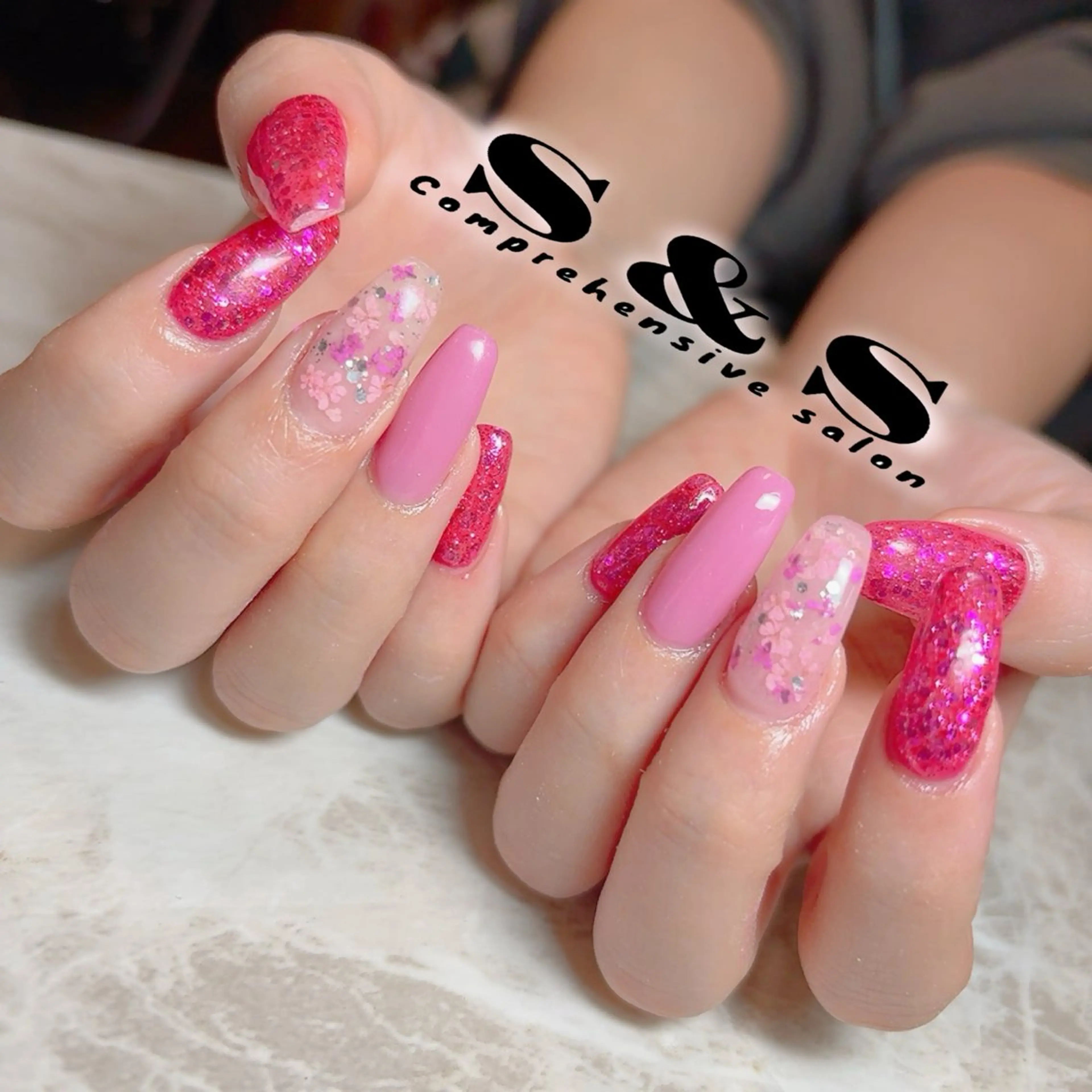 ネイル フラワーネイル S&S 村田小百合のネイルデザイン