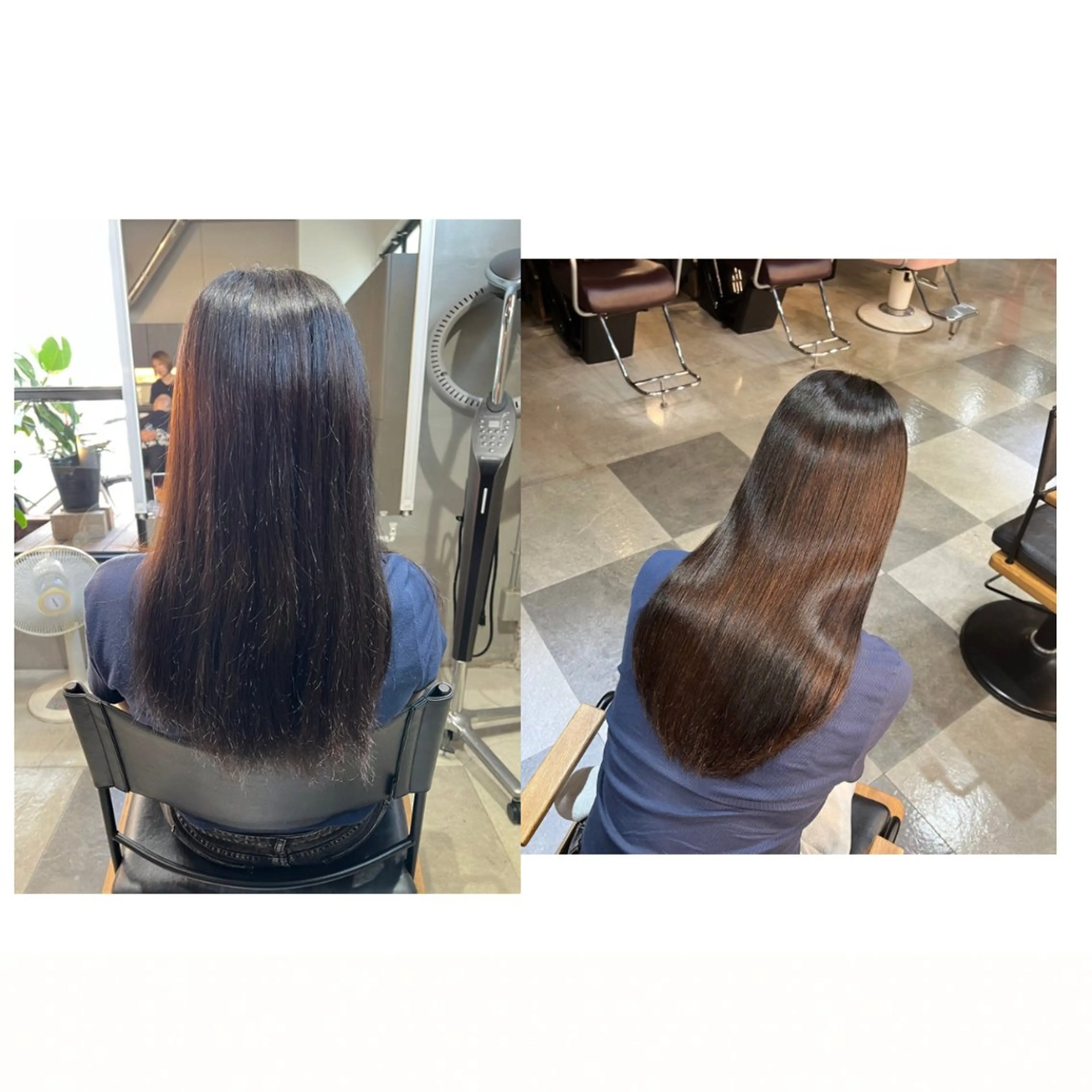 セミロング 縮毛矯正 トリートメント 渡邊 和紀のヘアスタイル