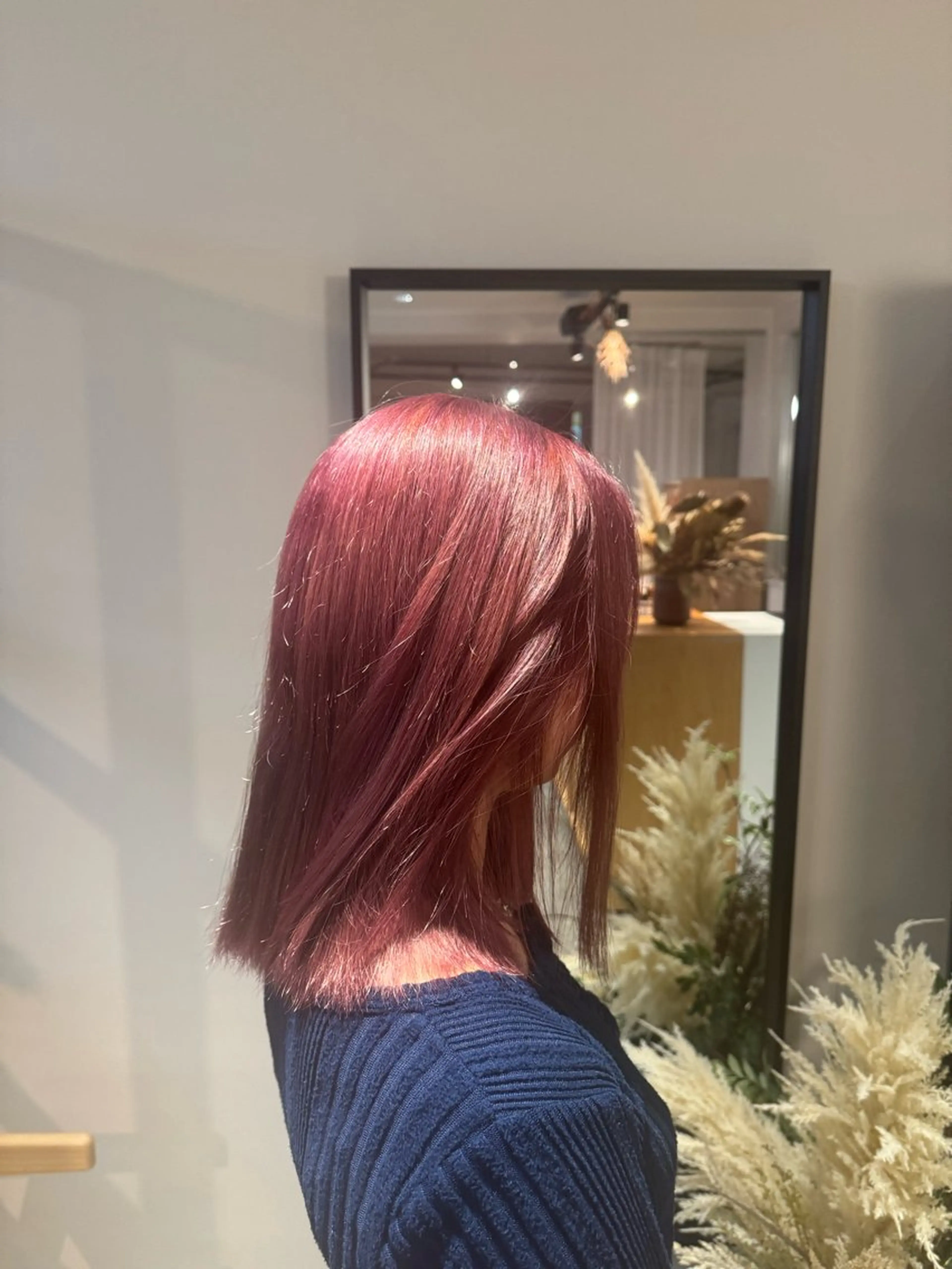 ミディアム カラー ブリーチ ラベンダーカラー ラベンダーピンク ピンクカラー POOL京橋店所属・カイリ 【POOL】のヘアスタイル