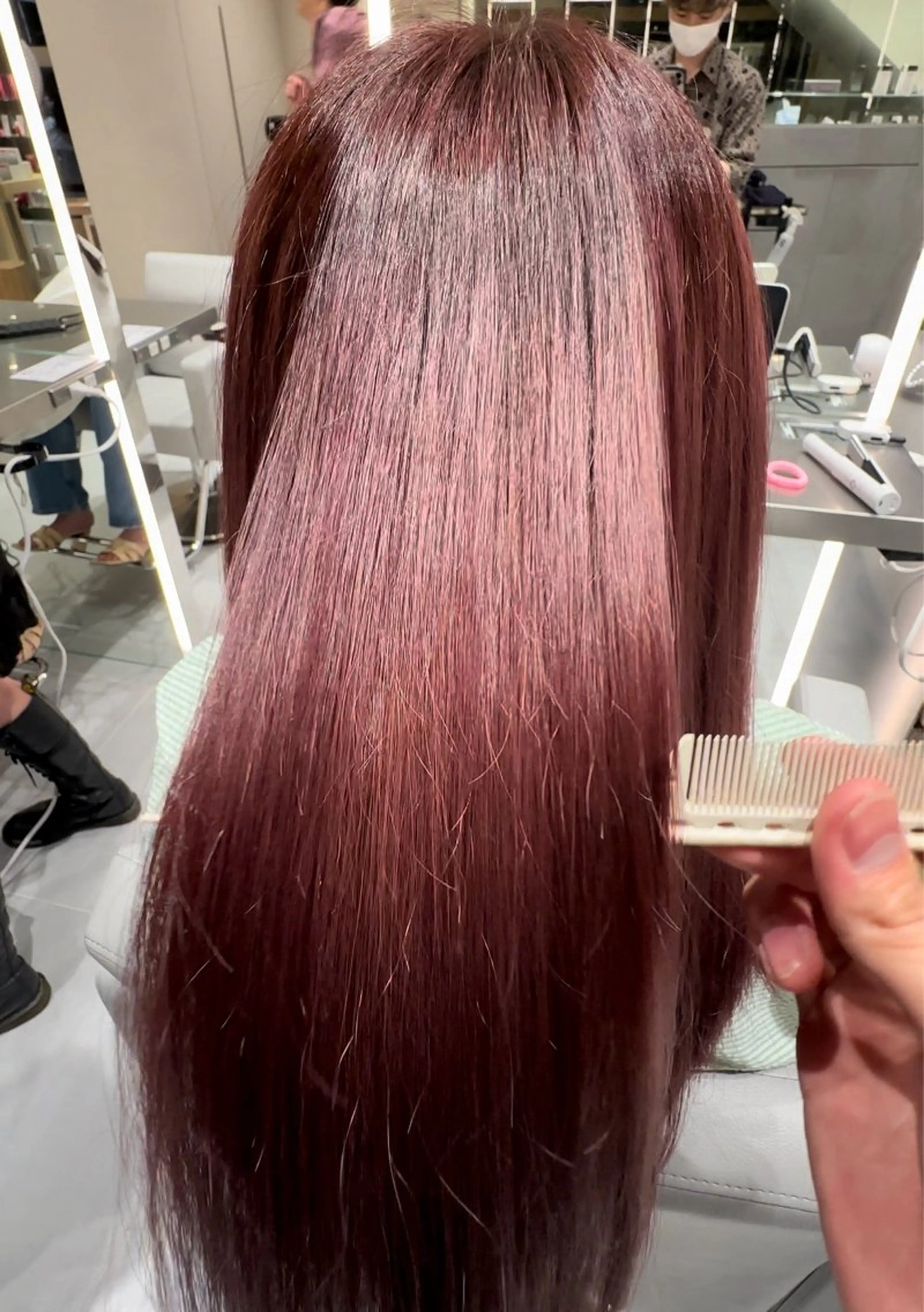 セミロング 富所 航琉のヘアスタイル