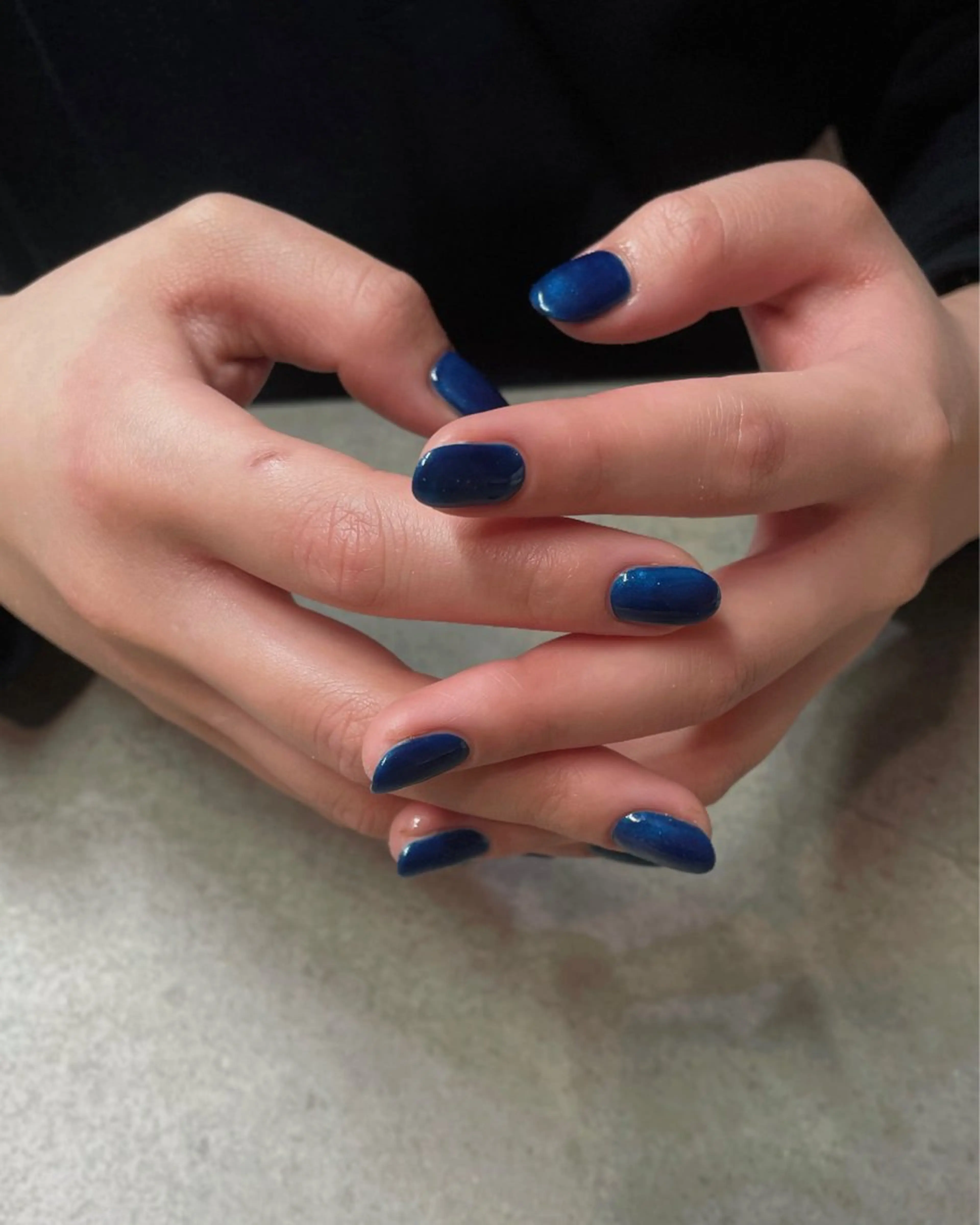 ネイル ブルー ハンドネイル F room 表参道のネイルデザイン