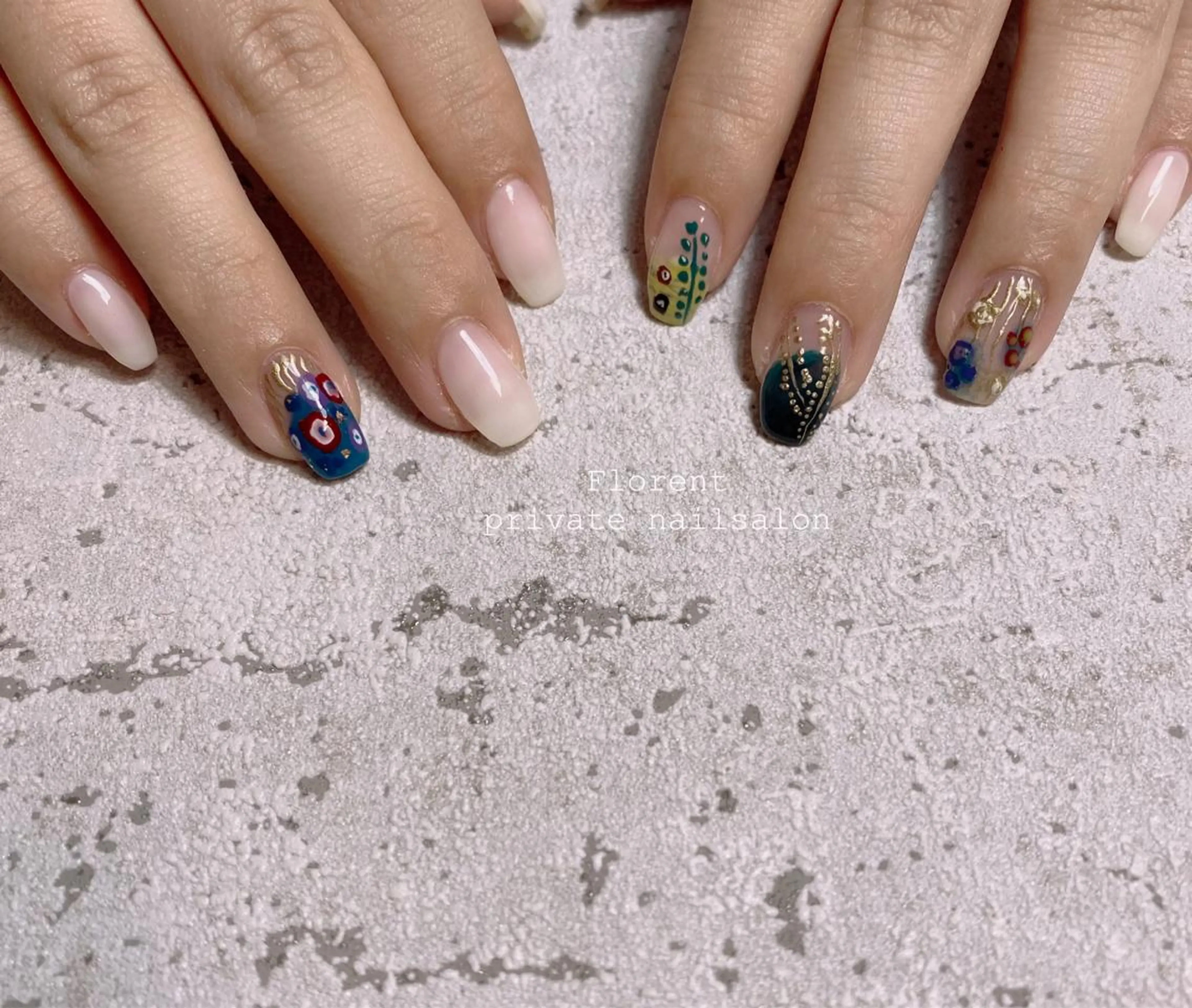 ネイル ハンドネイル florent nailのネイルデザイン