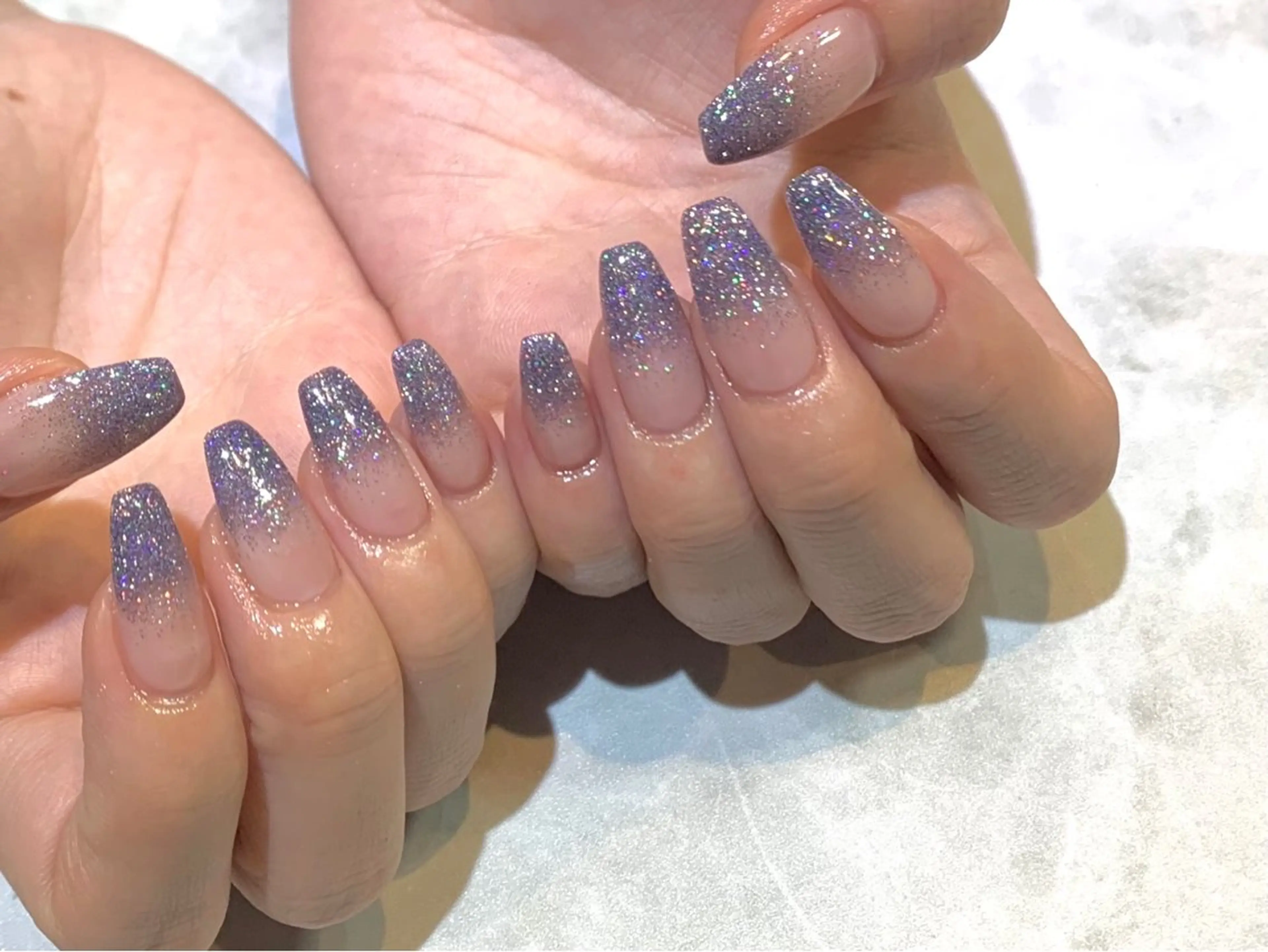 【オフなし】フラッシュラメワンカラーの写真